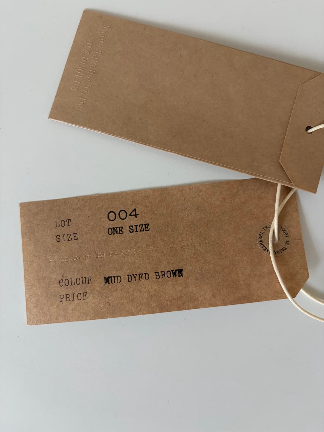 타이가타카하시 뉴스보이백 Mud Dyed Brown 상품이미지4