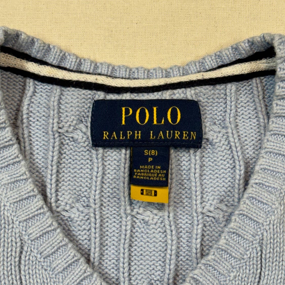 8T) 폴로 랄프로렌 케이블 꽈배기 니트 조끼 베스트 아동용 상품이미지6