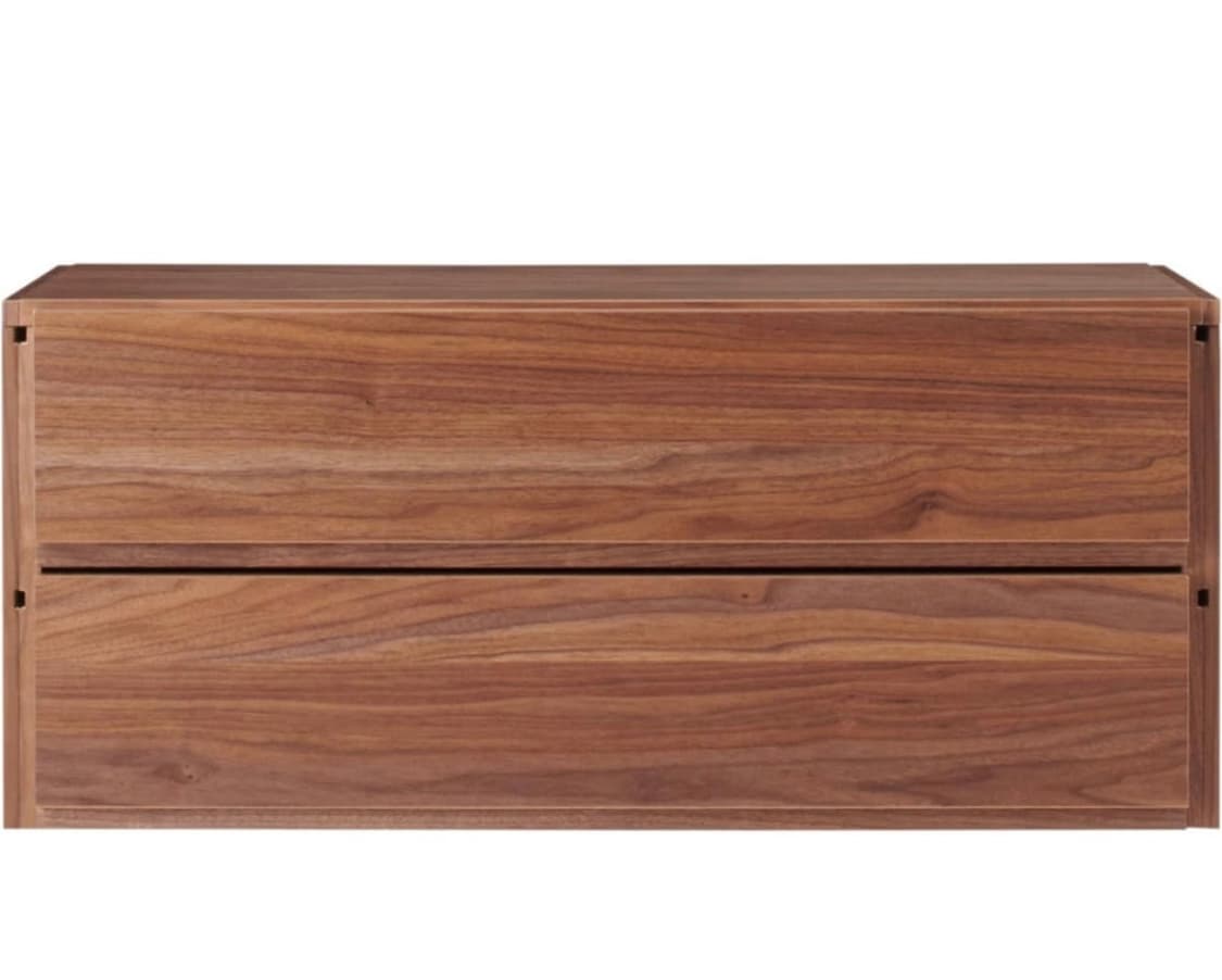 무인양품 2단 서랍 수납장 월넛 상품이미지2