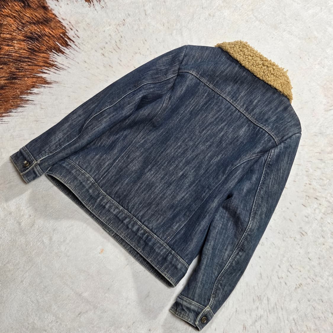 빈티지 데님 쉐르파 자켓 상품이미지4