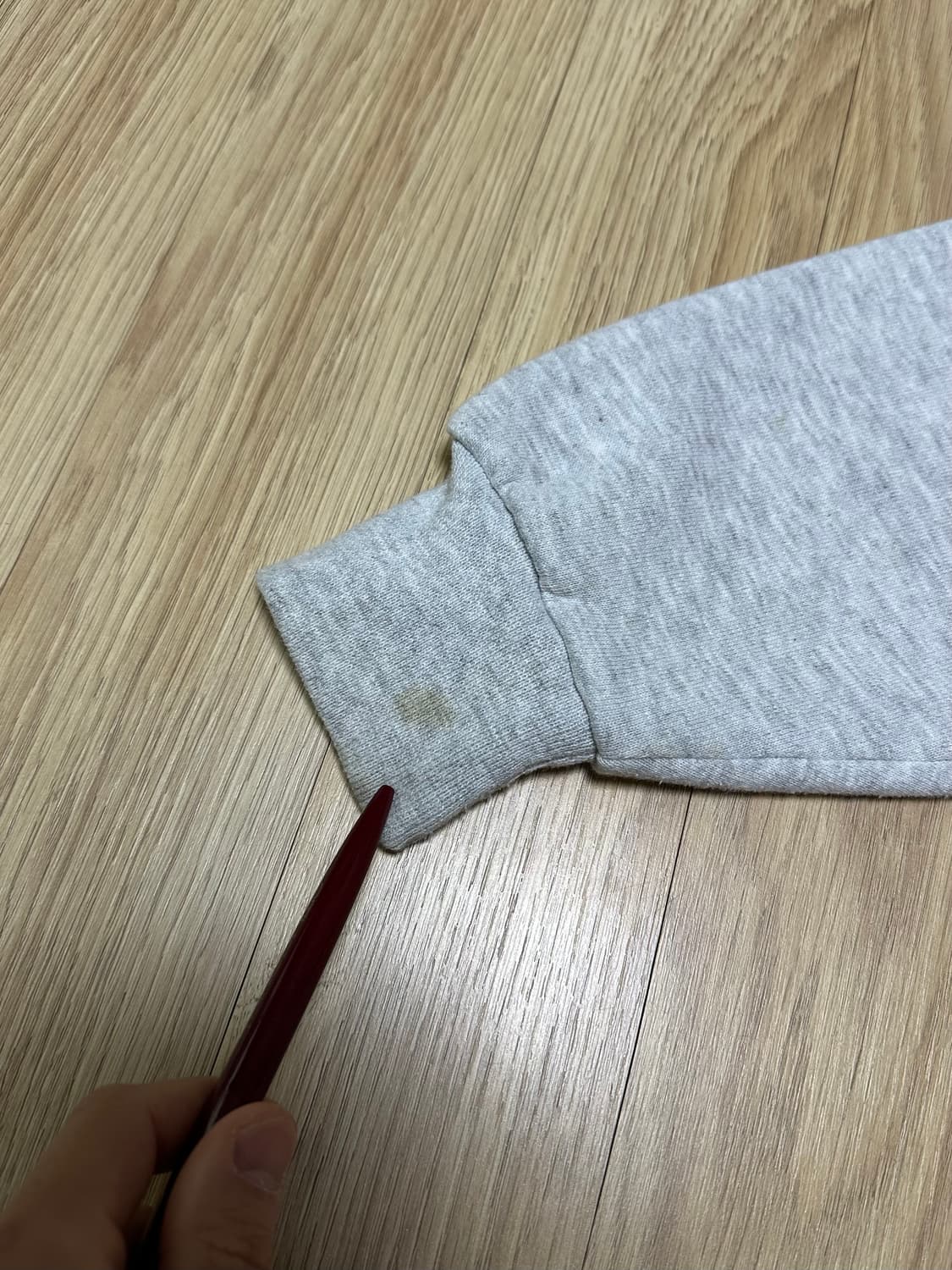 90s 빈티지 러셀 후드집업 밝은그레이 M 상품이미지9