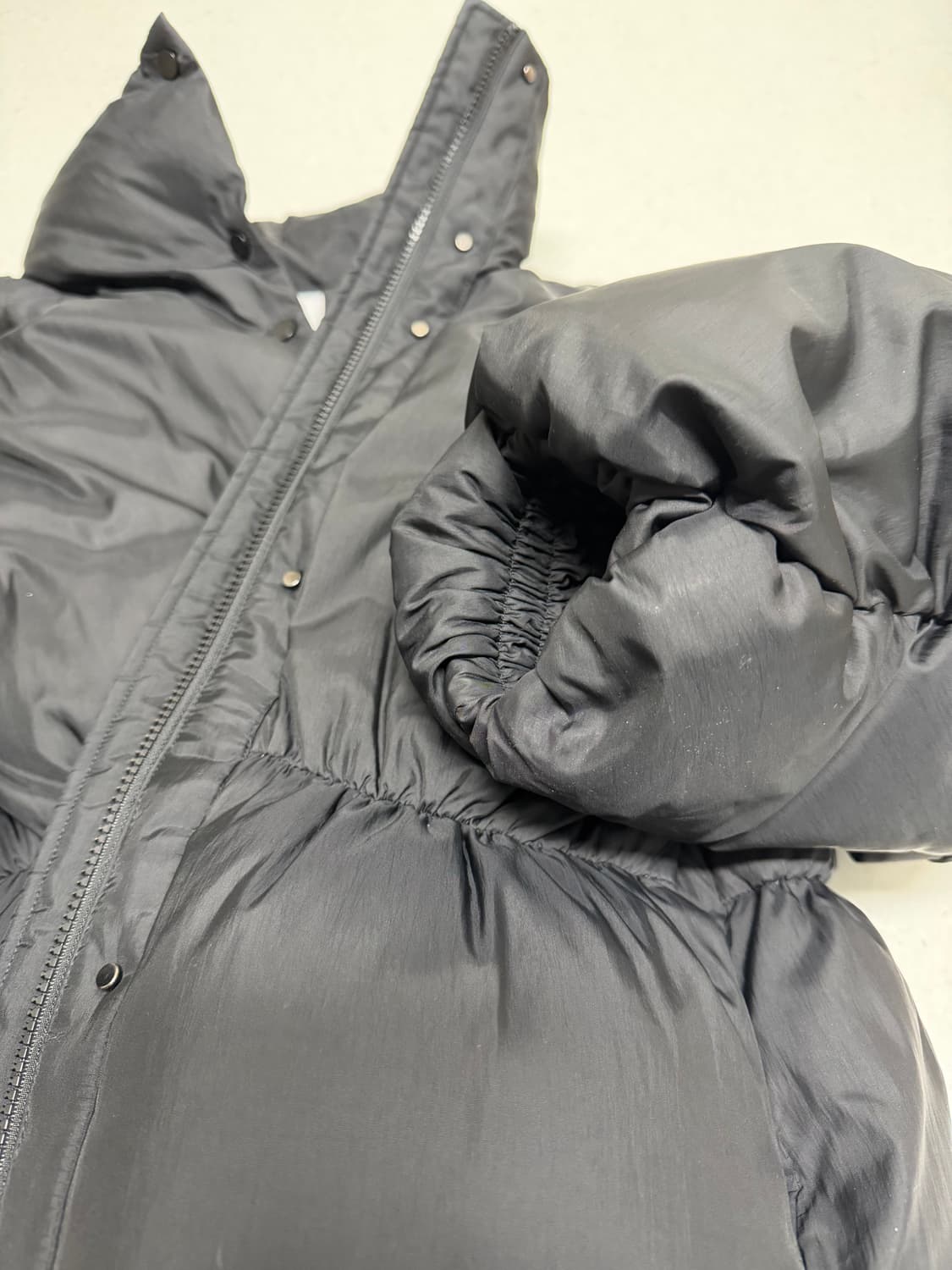 모한 구스다운패딩 블랙 상품이미지7