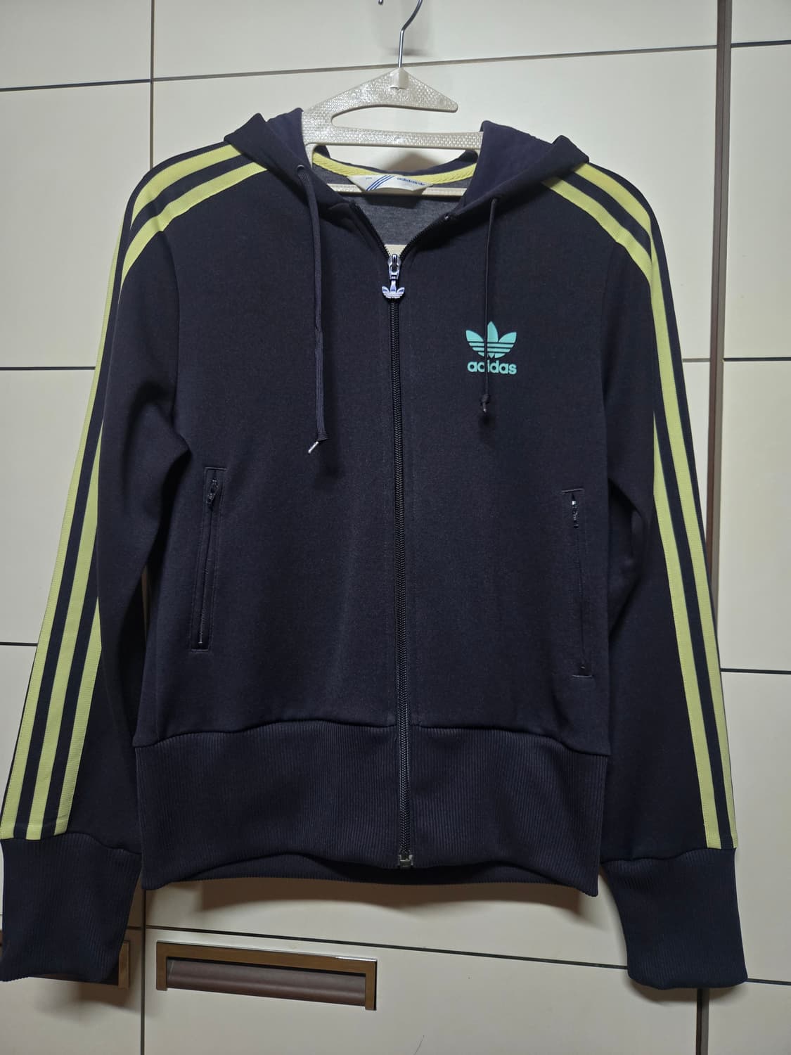 아디다스 후드 트랙탑 민트 불꽃  져지 상품이미지2