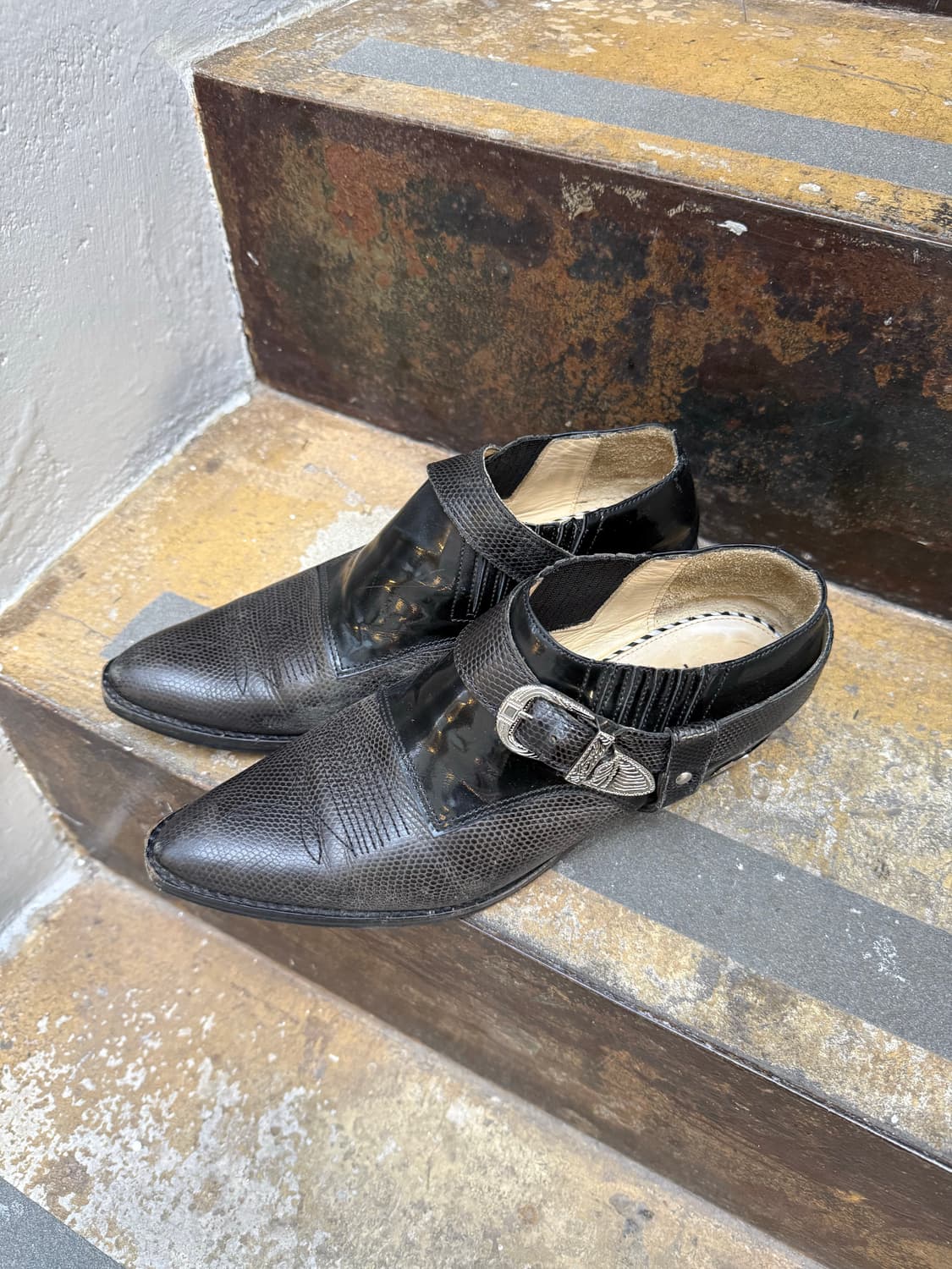 토가 로우 웨스턴 무드 드레스 슈즈 상품이미지1