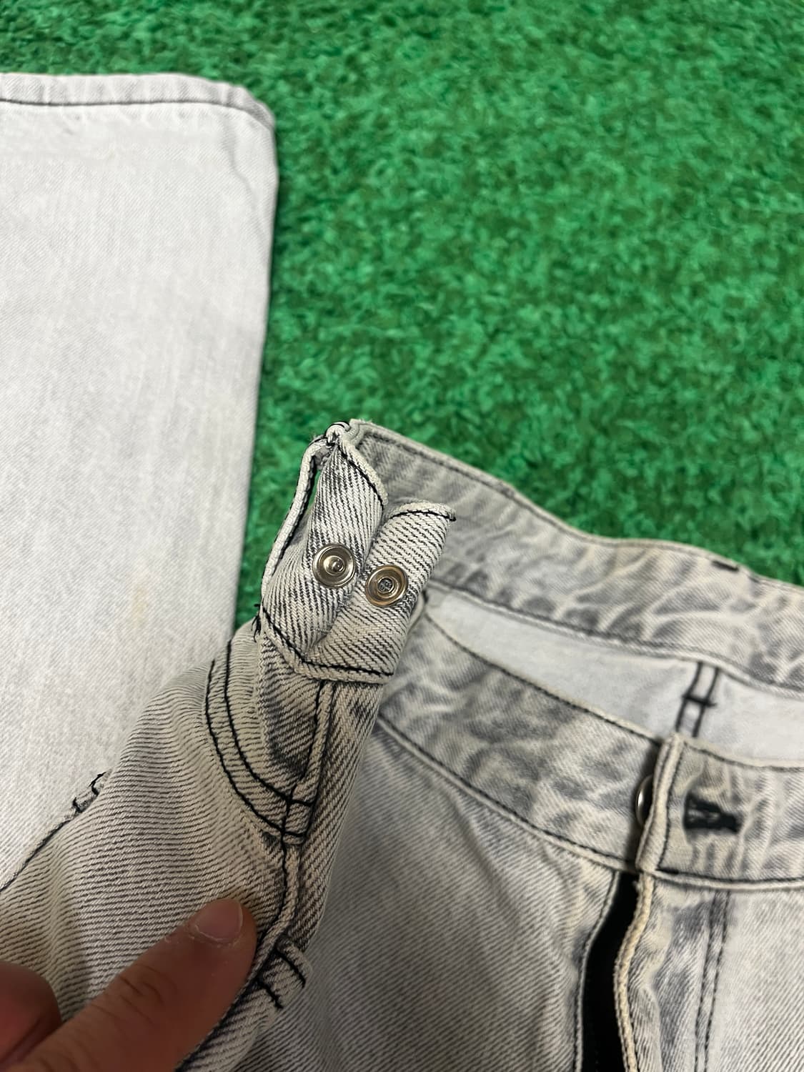 솔리드옴므 그레이 데님 팬츠 상품이미지7