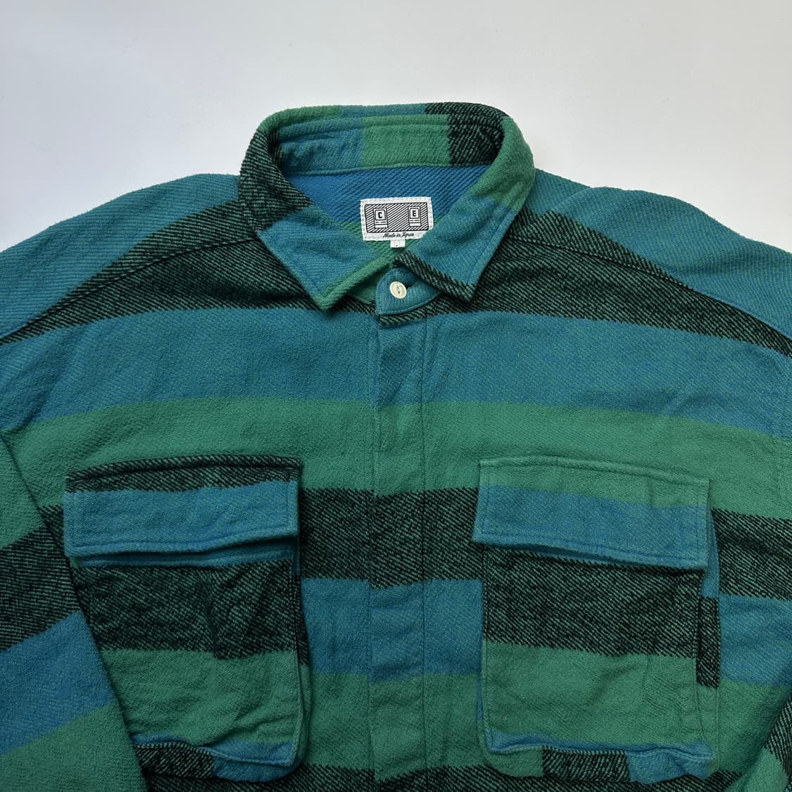 CAVEMPT Stripe Flannel Big Shirt 카브엠트 셔츠 상품이미지2