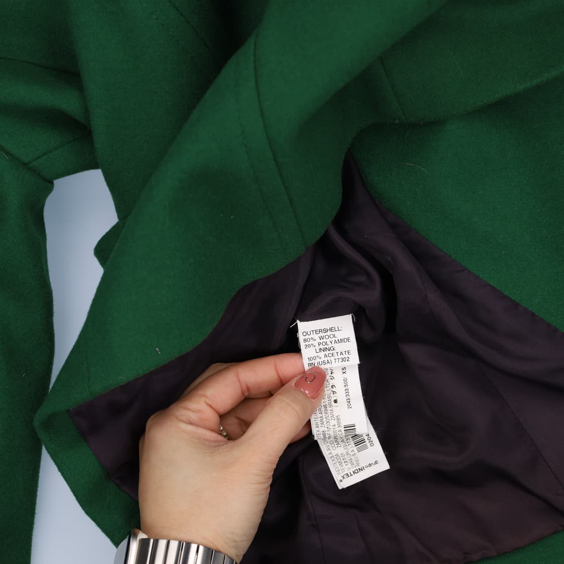 [XS] 자라 베이직 더블 버튼 코트 자켓 1217J2 상품이미지5