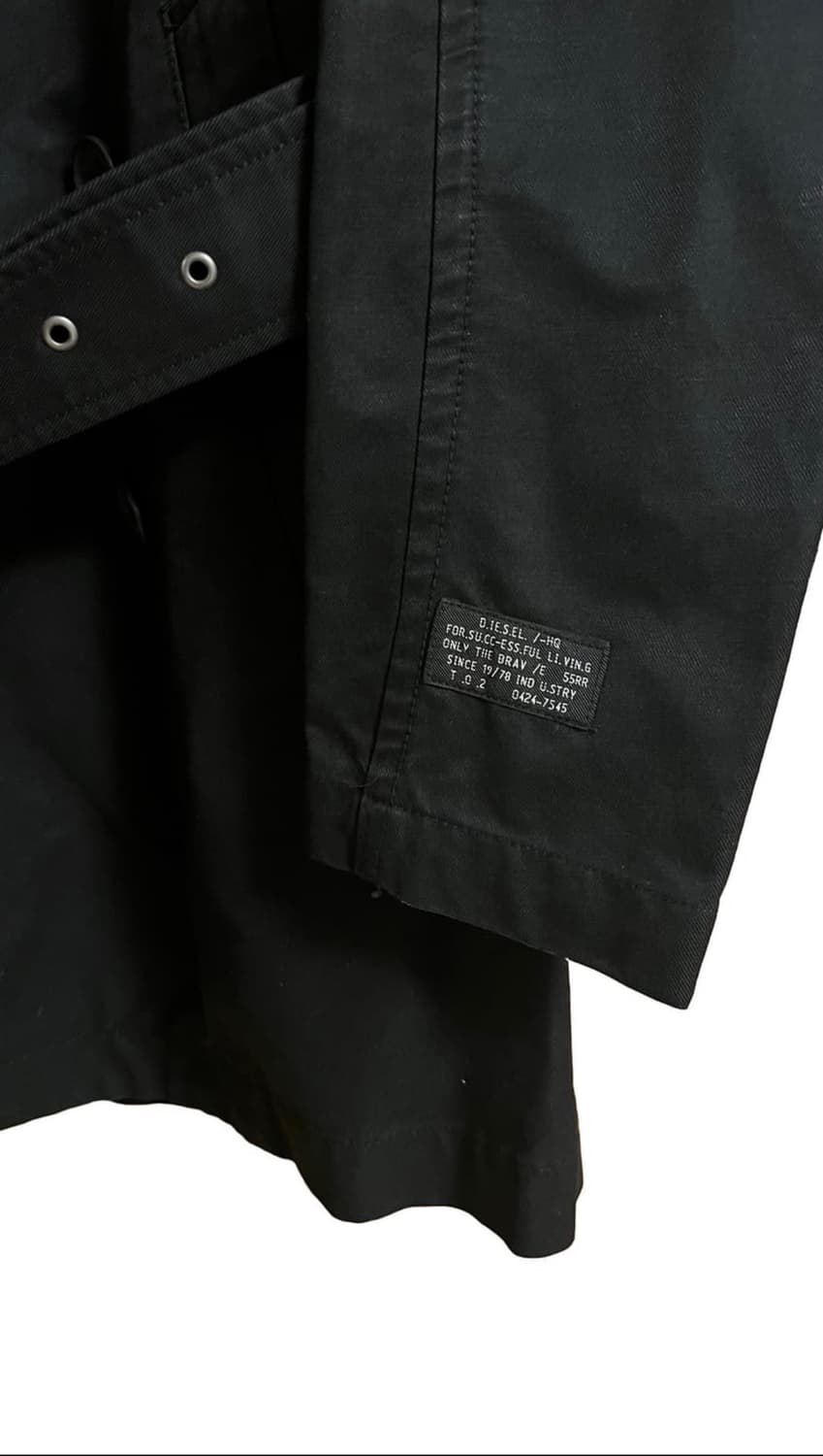 디젤(DIESEL) 아카이브 밀리터리 트렌치코트 M 상품이미지6