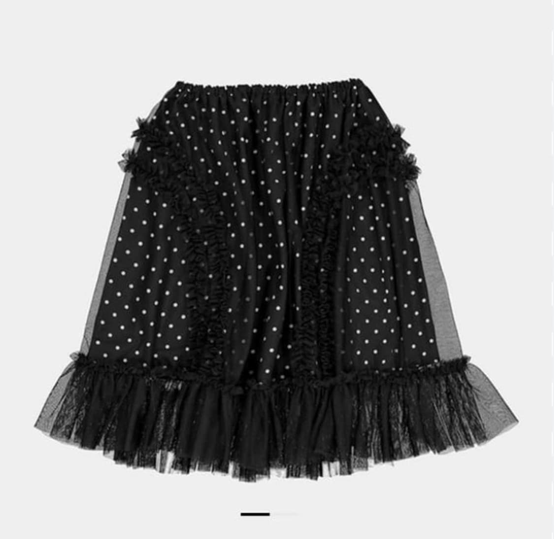 생긴스튜디오 BANDING RUFFLE DOT SHA SKIRT 상품이미지1