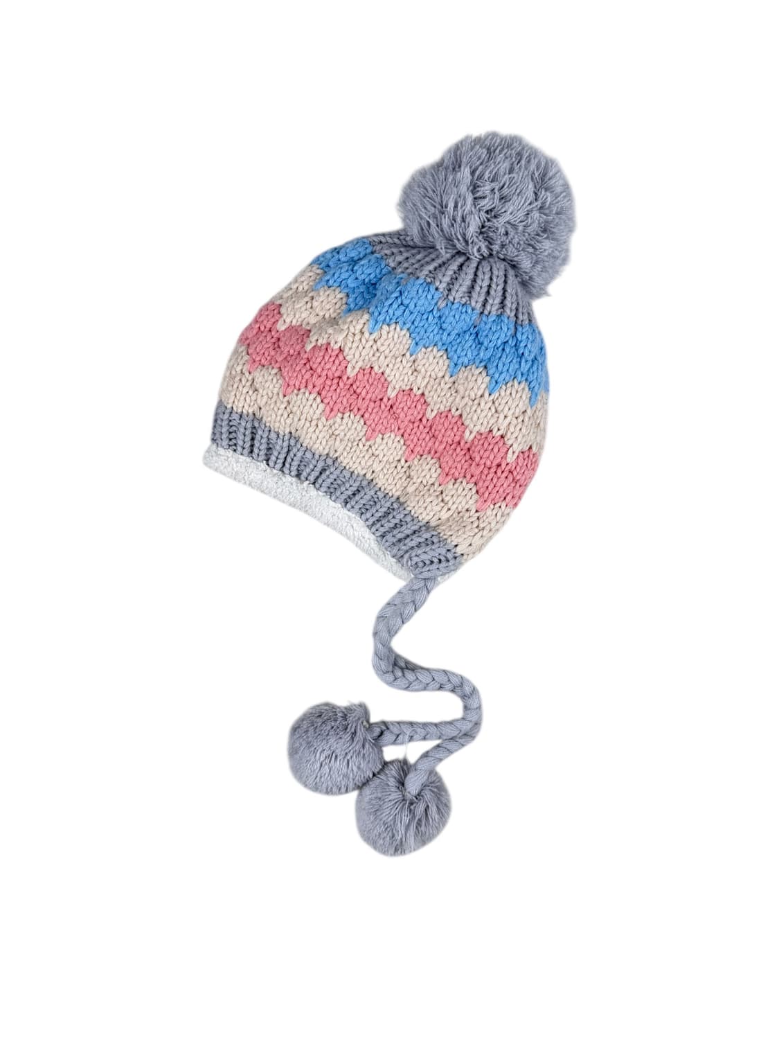 빈티지 이어머프 폼폼 비니 상품이미지1