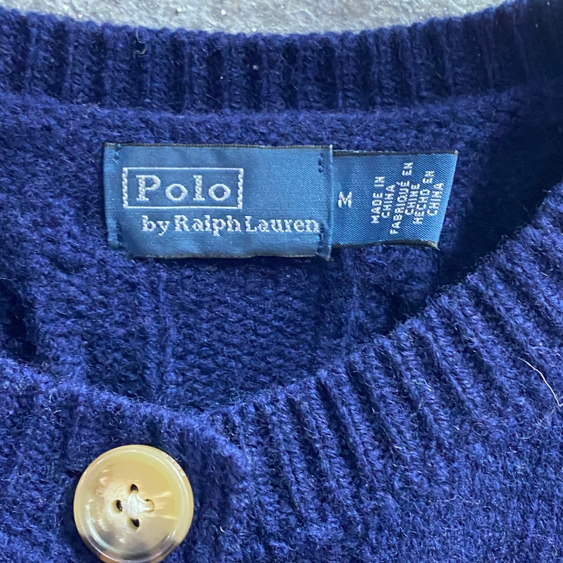 폴로 꽈베기 울 라운드 가디건 B3185 상품이미지4