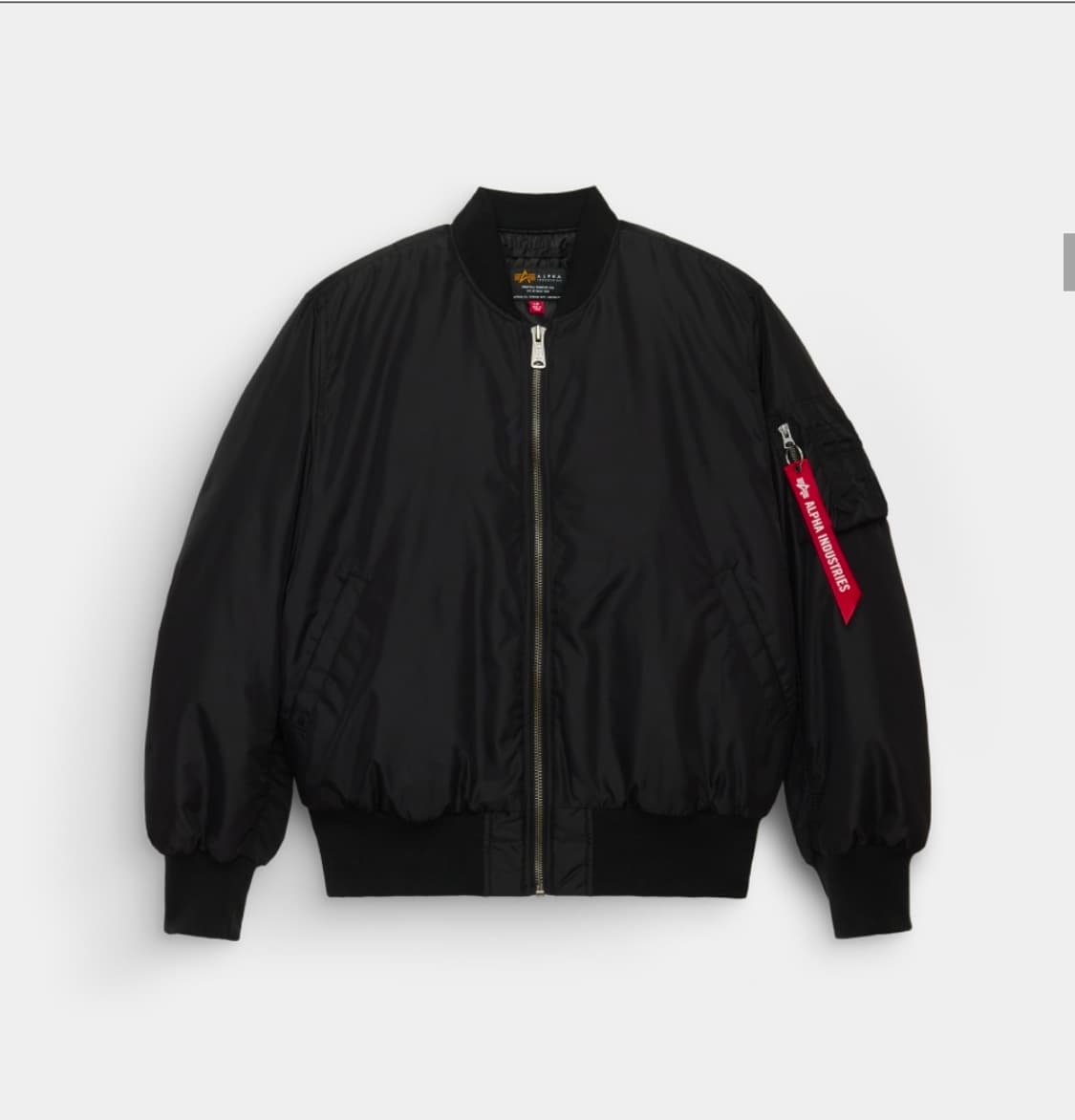 알파인더스트리 ma-1 옥스포드 플라이트 자켓 상품이미지1