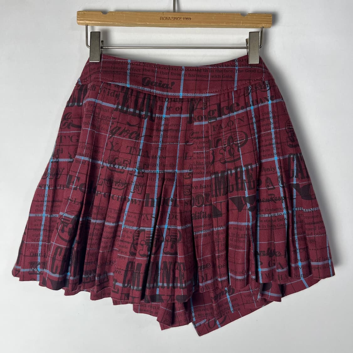 [Vivienne Westwood] 비비안웨스트우드 벨티드체크 미니스커트 상품이미지2