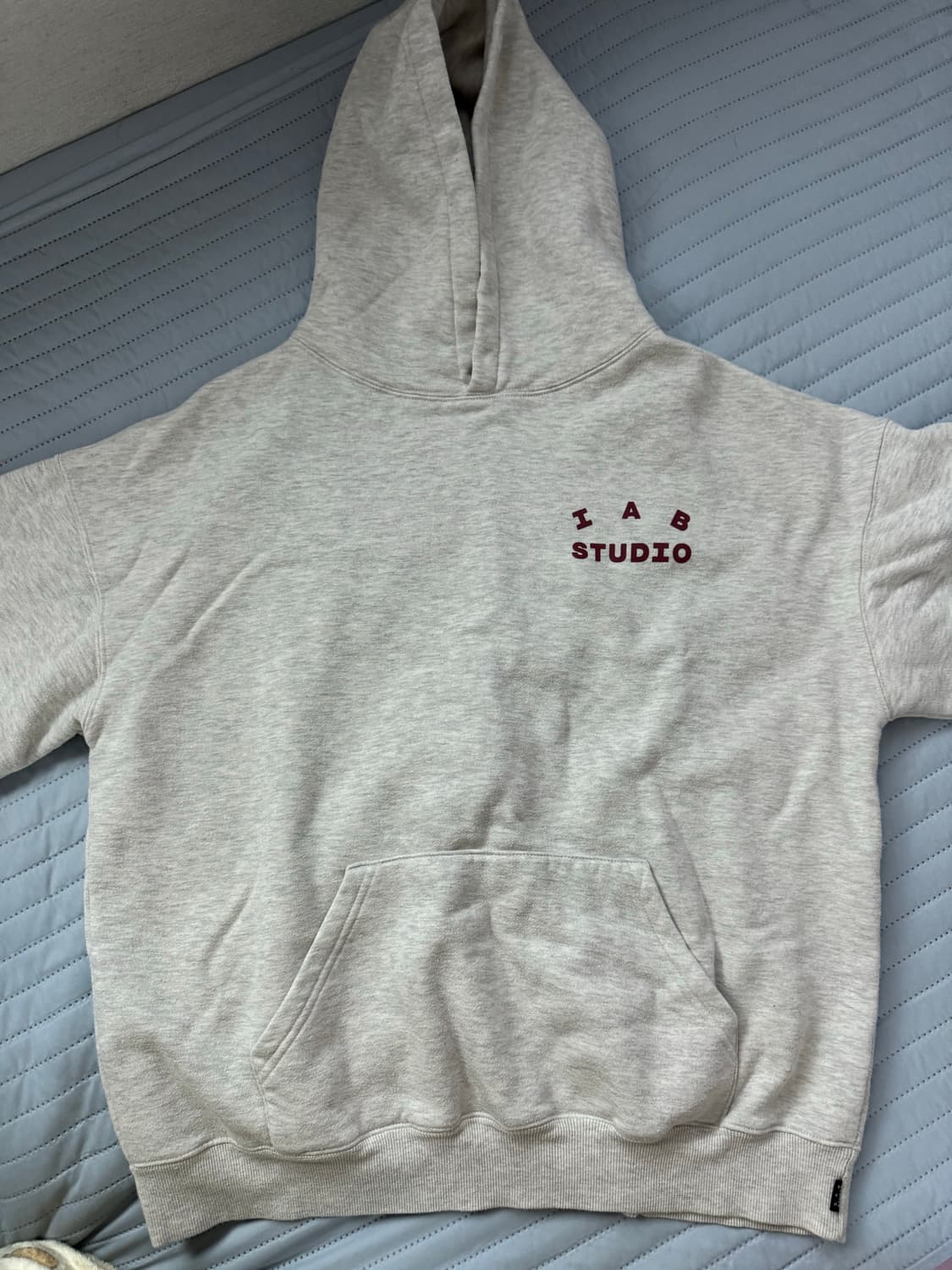 아이앱 후드 오트밀 버건디 L 상품이미지2