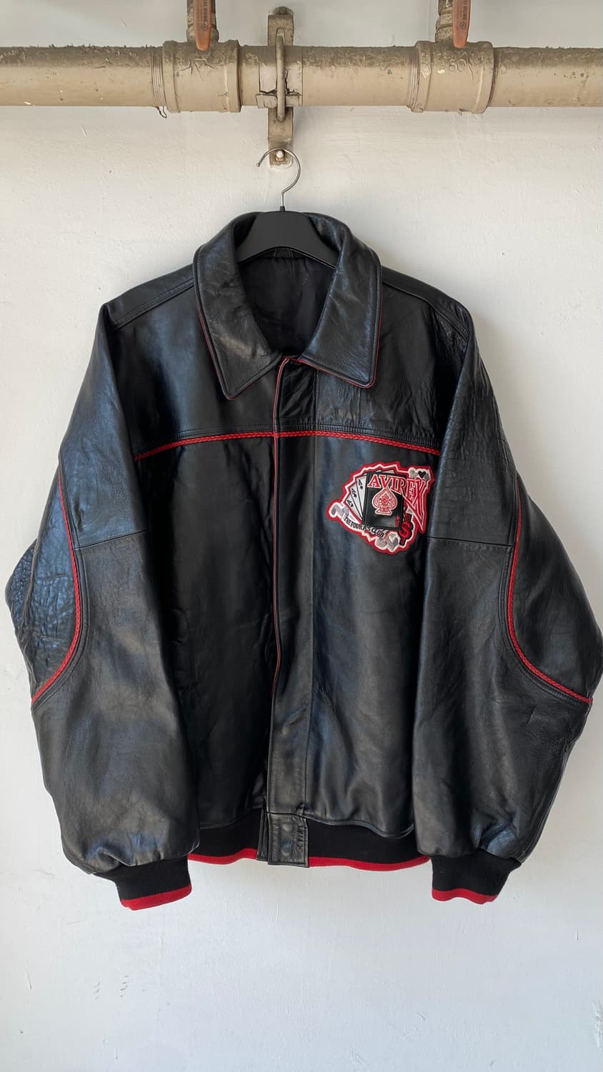 아비렉스 킹 카지노 레더 스타디움 봄버 자켓 3xl/4xl 상품이미지2