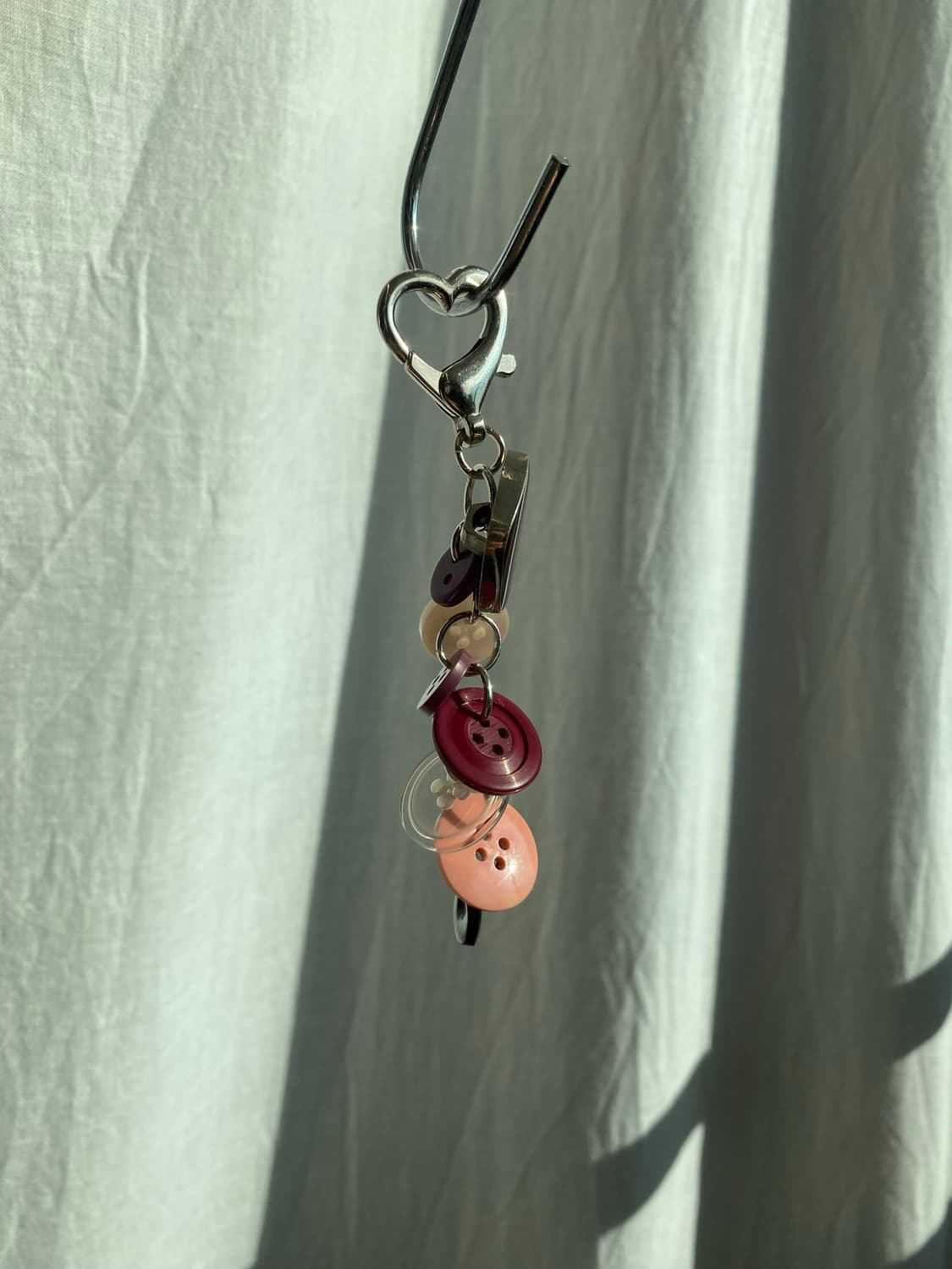 vintage button keyring_purple 상품이미지4
