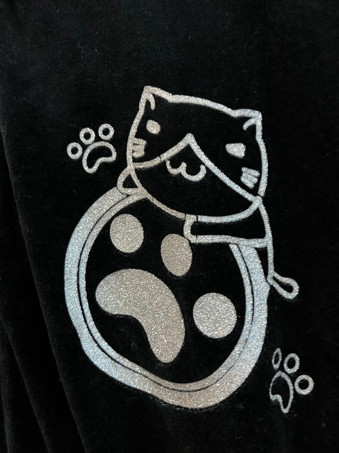 NecoBUCHISAN 네코부치산 벨벳 후드집업 상품이미지4