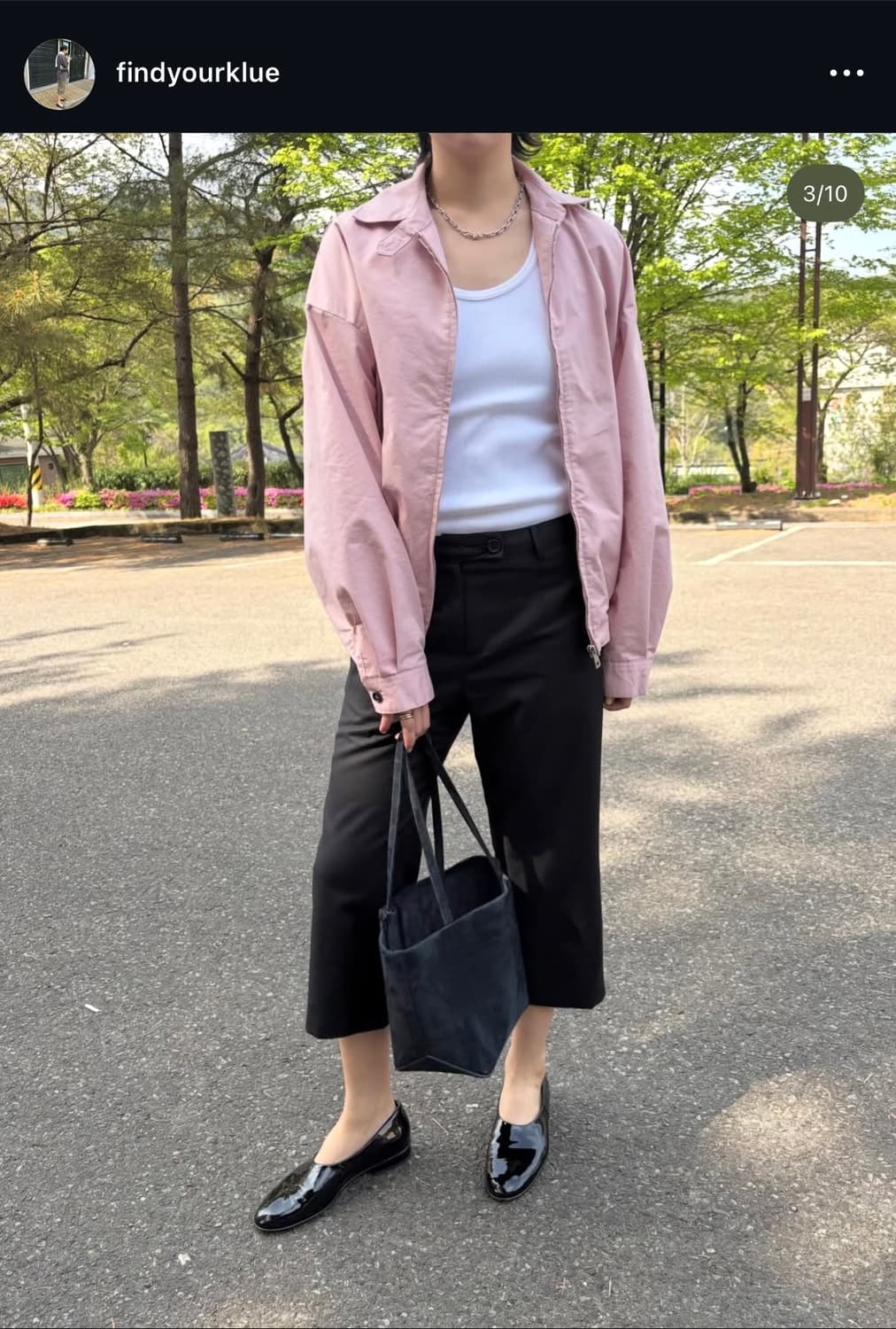 [새상품] shop klue 샵클루 radd pants 일자 카프리팬츠 상품이미지1