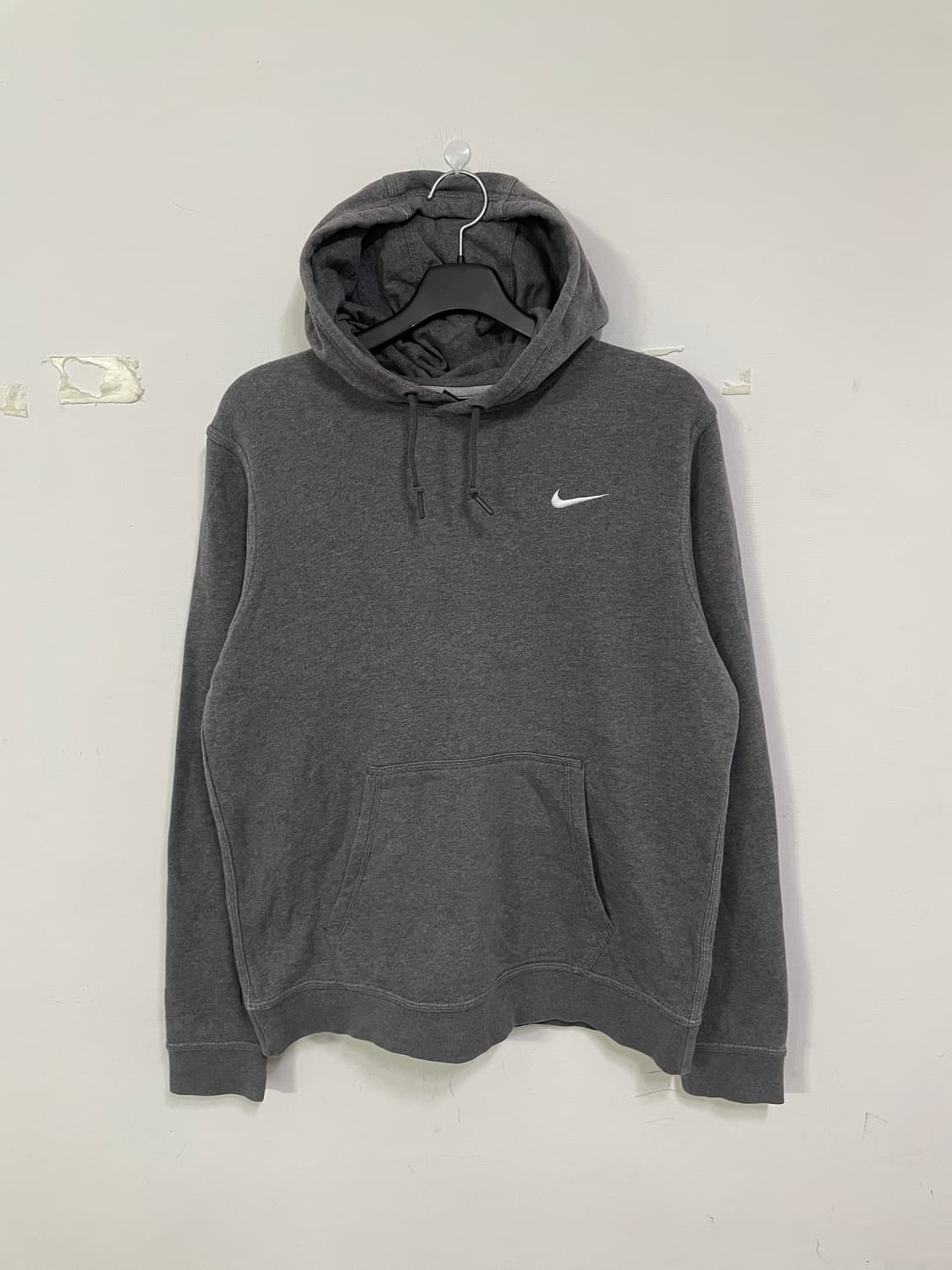 나이키 스우시 기모 후드티 그레이 상품이미지2