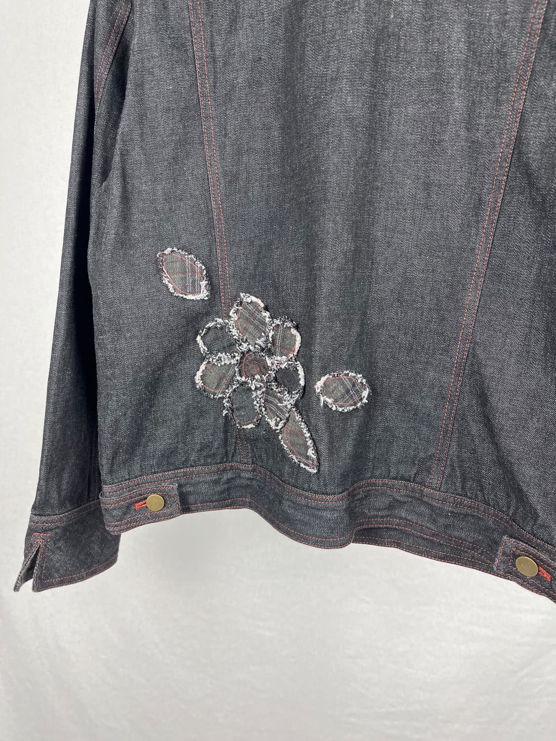 Vintage (maede in japan) 패치워크 데님 자켓  상품이미지4