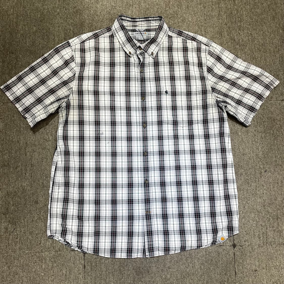  (XL) Carhartt 칼하트 체크 포켓 셔츠  상품이미지7