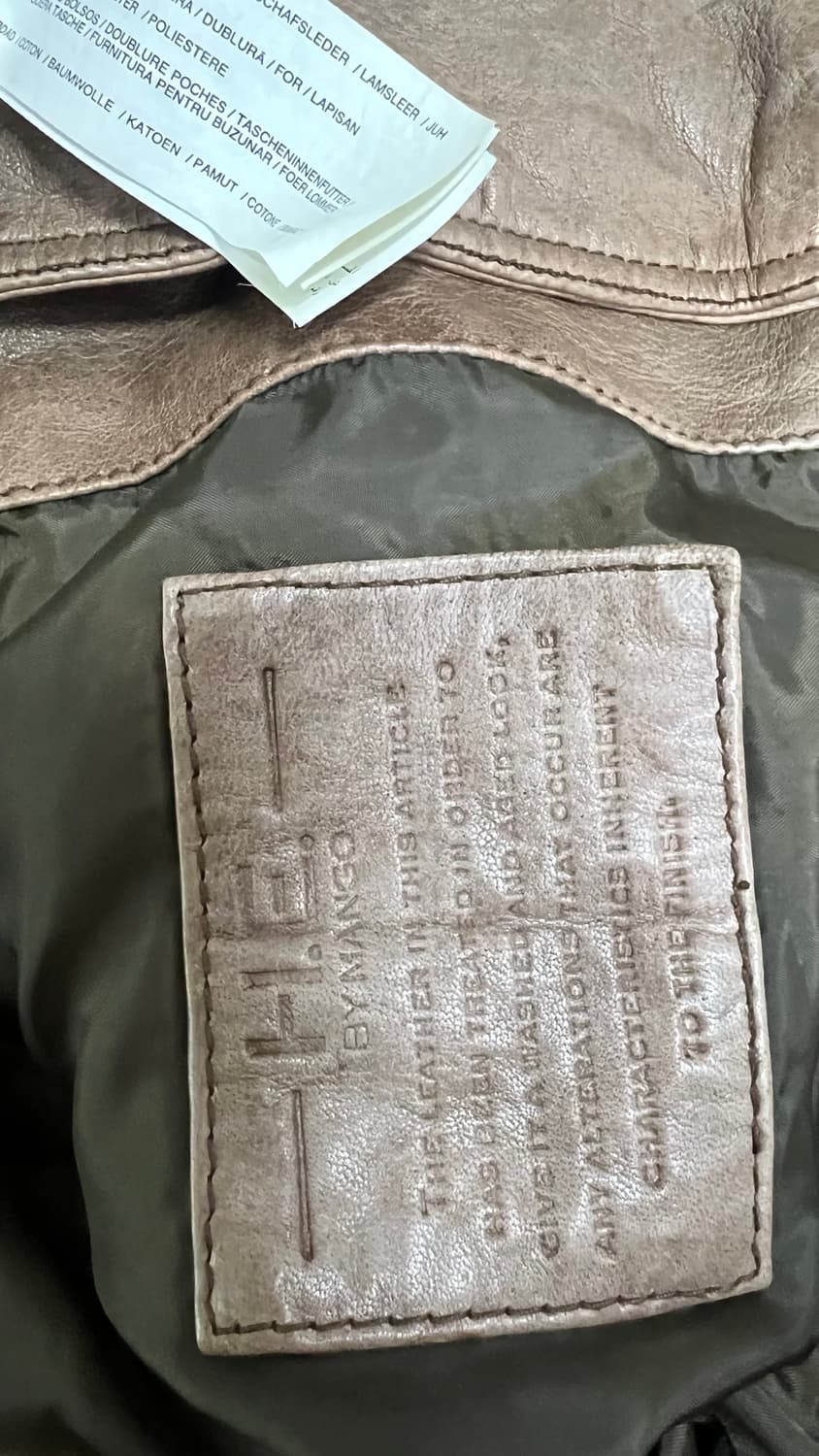 HE by MANGO 양가죽  재킷 상품이미지8