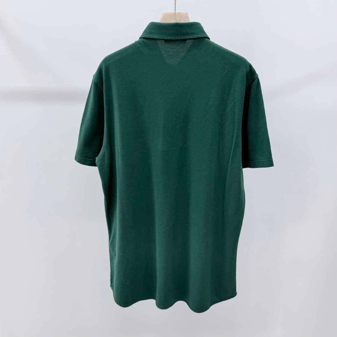[S+급/XL] 로로피아나 코튼 폴로 반팔 카라티 그린 상품이미지4