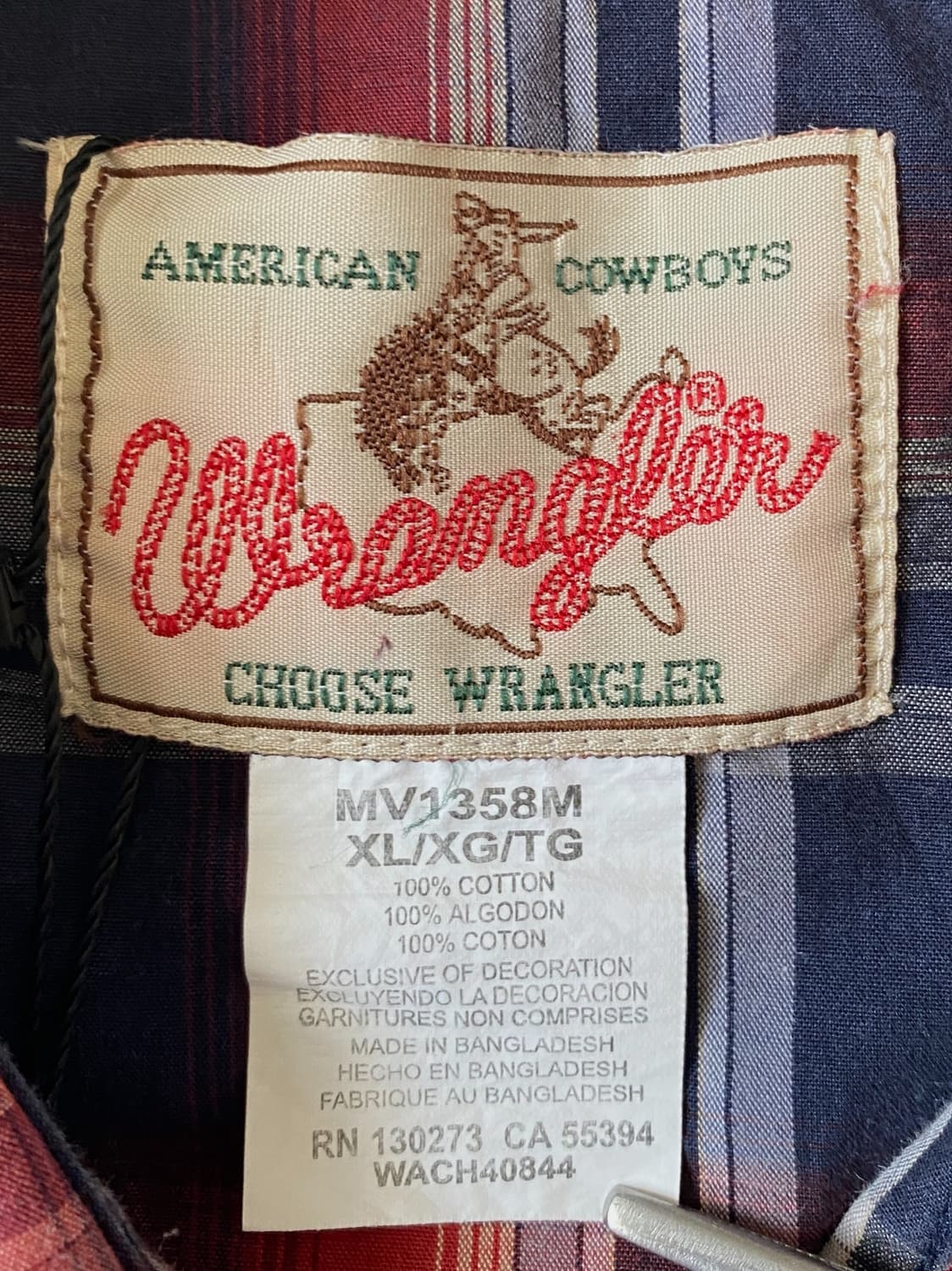 랭글러 셔츠 (Man XL) AB1252 상품이미지5