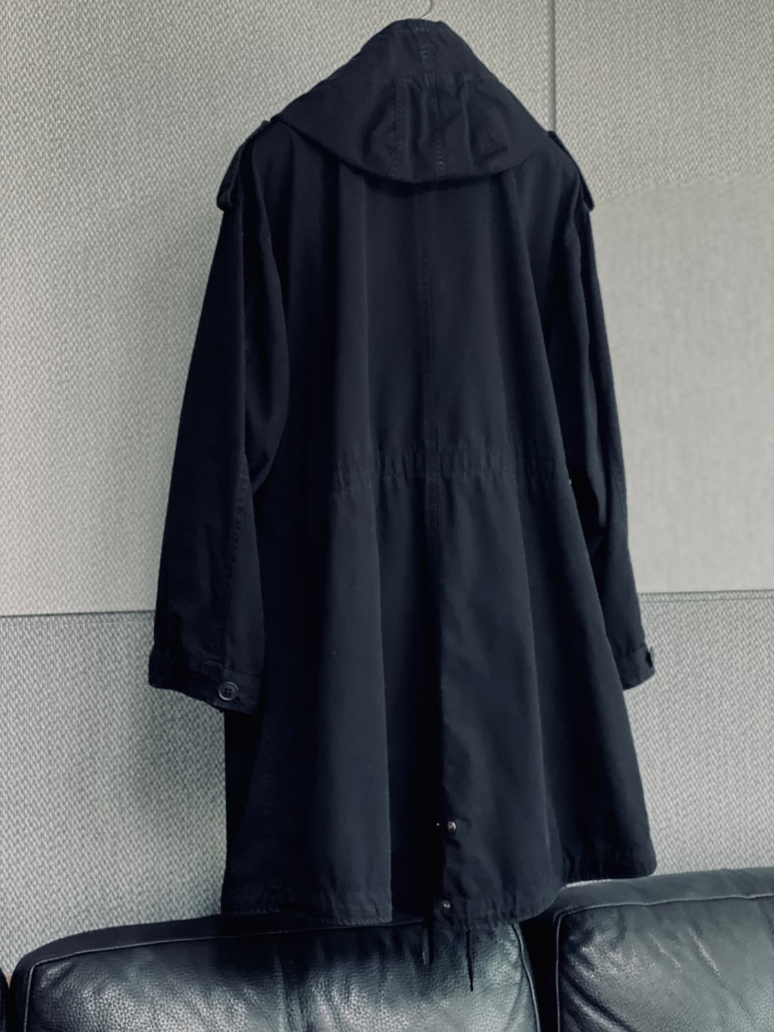  미군 M1951 피쉬테일 복각 개파카 블랙 외피 XL 105 상품이미지3