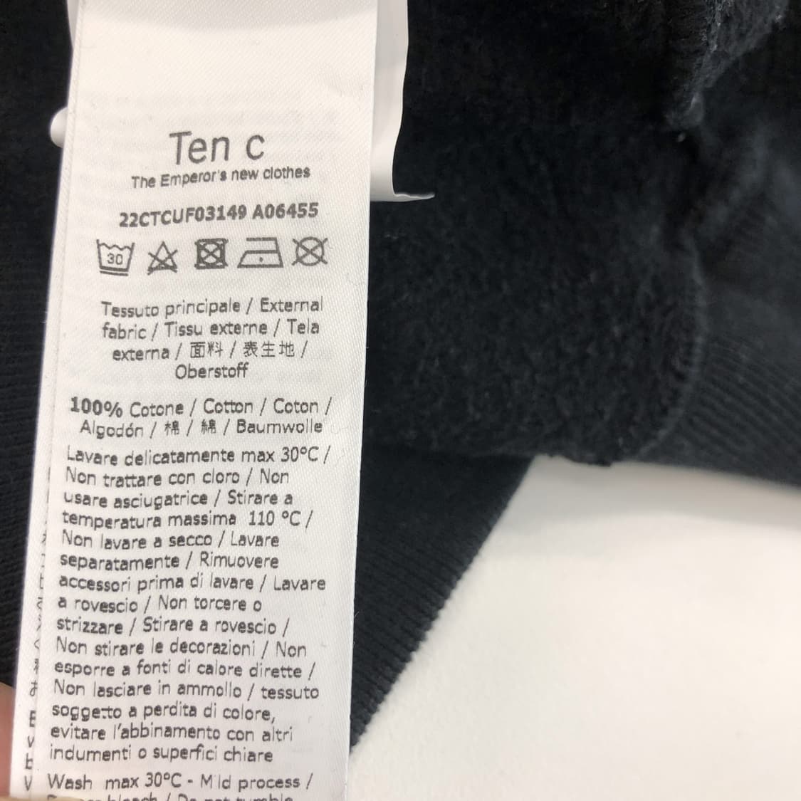 Ten c 텐씨 가먼트다이 맨투맨 105  상품이미지6