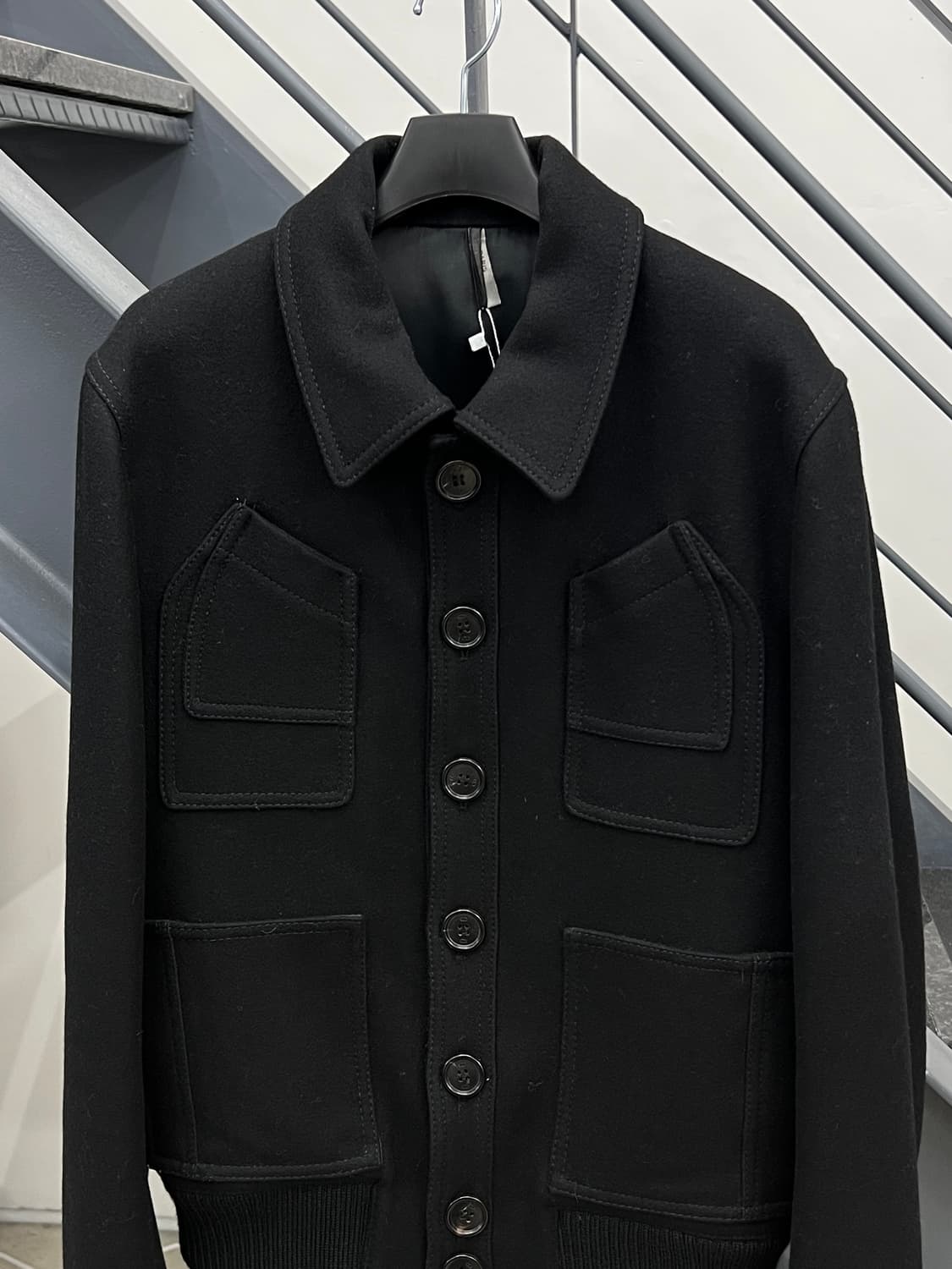 디올옴므 06AW 멀티포켓 울 블루종 자켓 상품이미지2