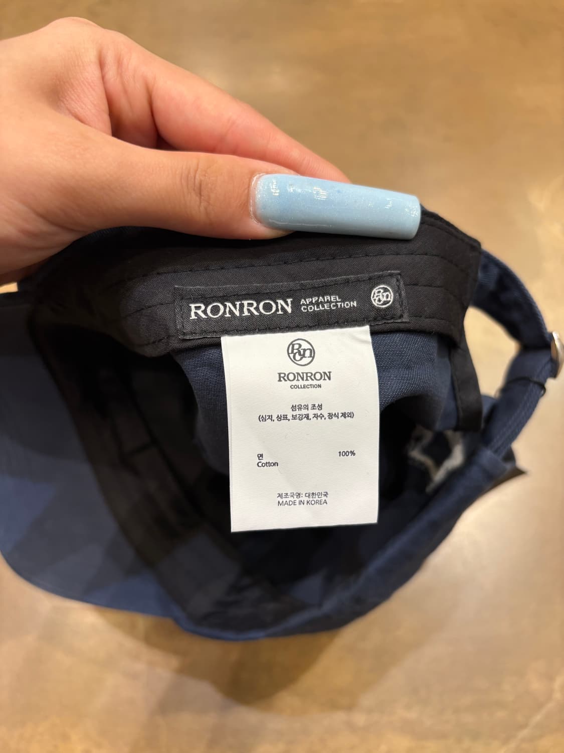 ronron 네이비 별 패치 볼캡 #csz86 상품이미지5