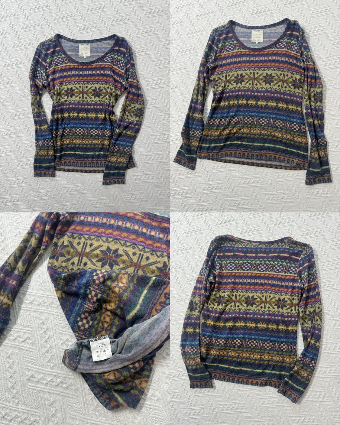 캣츠 패치 노르딕 티 캐시미어 머플러 데님 스커트 4pcs SET 상품이미지9