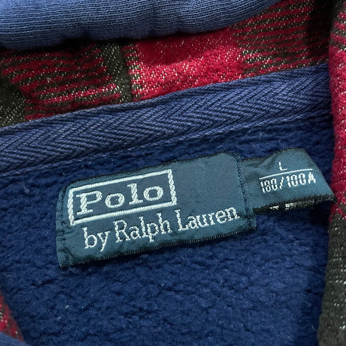 폴로 랄프로렌 포니 로고 후드집업 네이비 상품이미지3