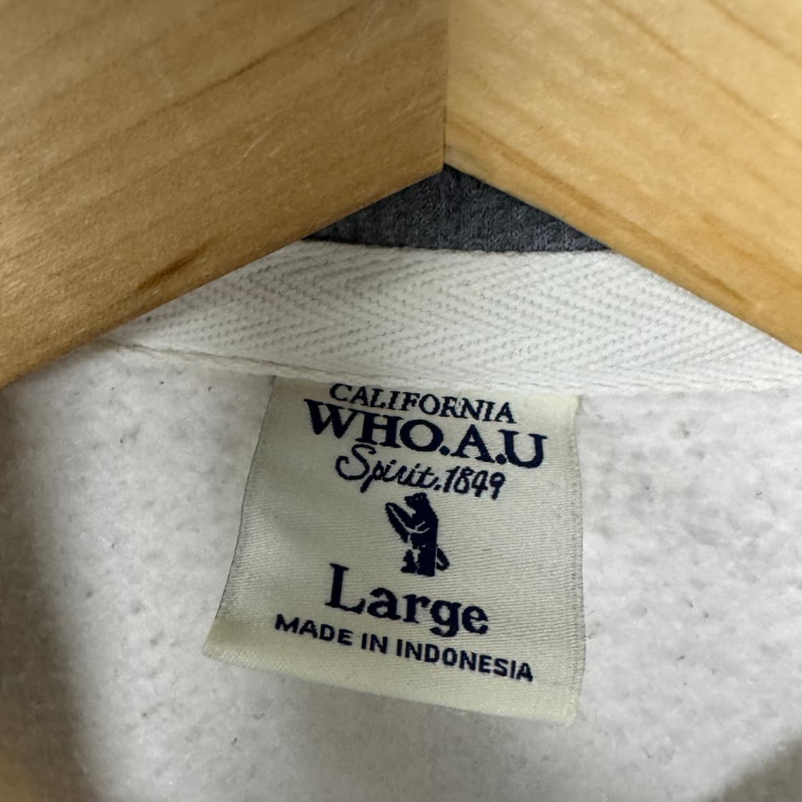 후아유 아치로고 후드집업 상품이미지3