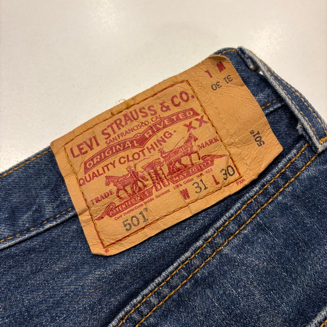 [31x30] 리바이스 501 데님 팬츠 청바지 B924 상품이미지4