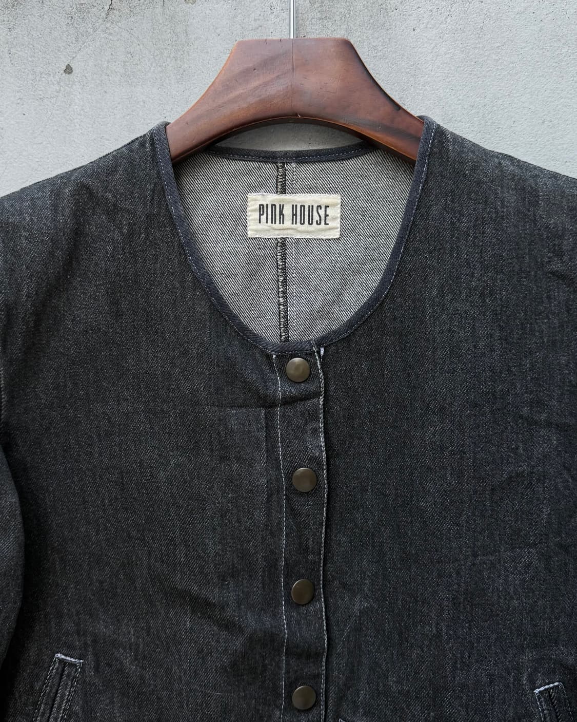 pink house 카라리스 데님 자켓 상품이미지2