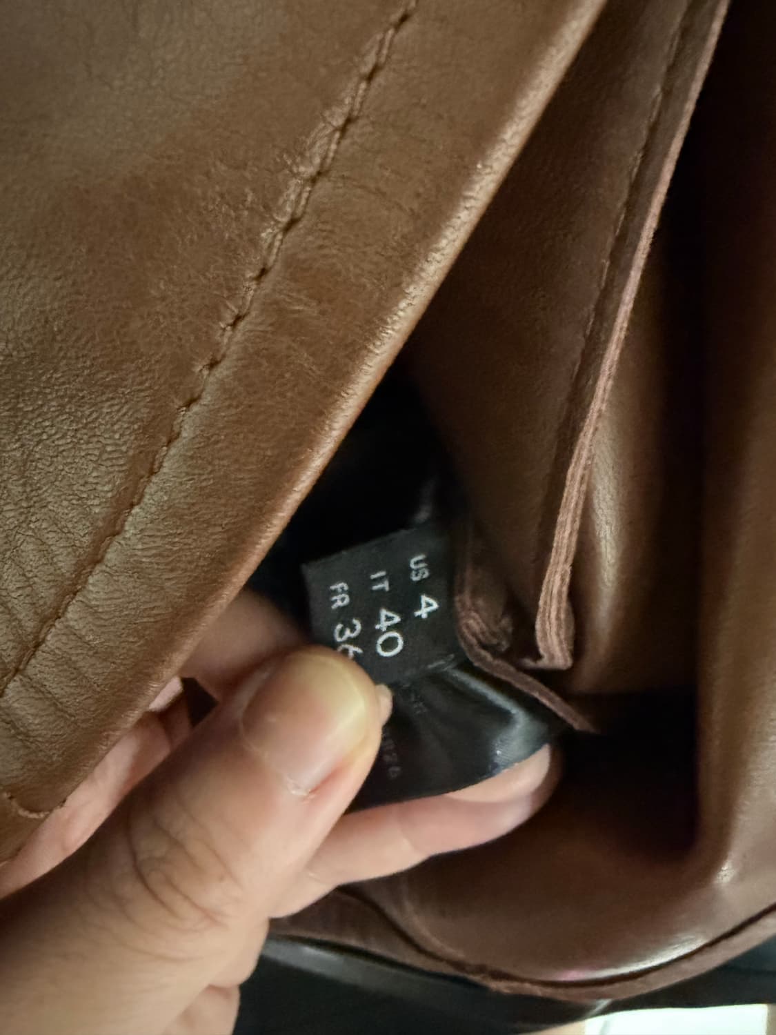 CalvinKlein 가죽스커트 상품이미지4