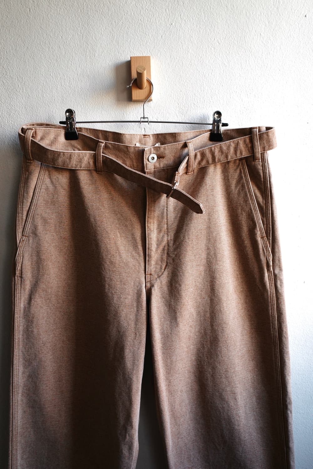 오라리 워시드 오가닉 벨티드 팬츠  상품이미지5