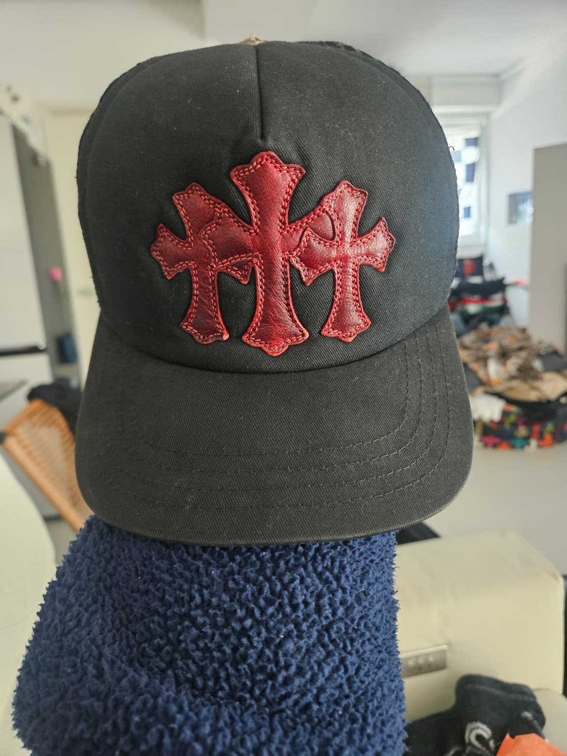 크롬하츠 신세계 정품 레더패치 캡 모자 상품이미지1