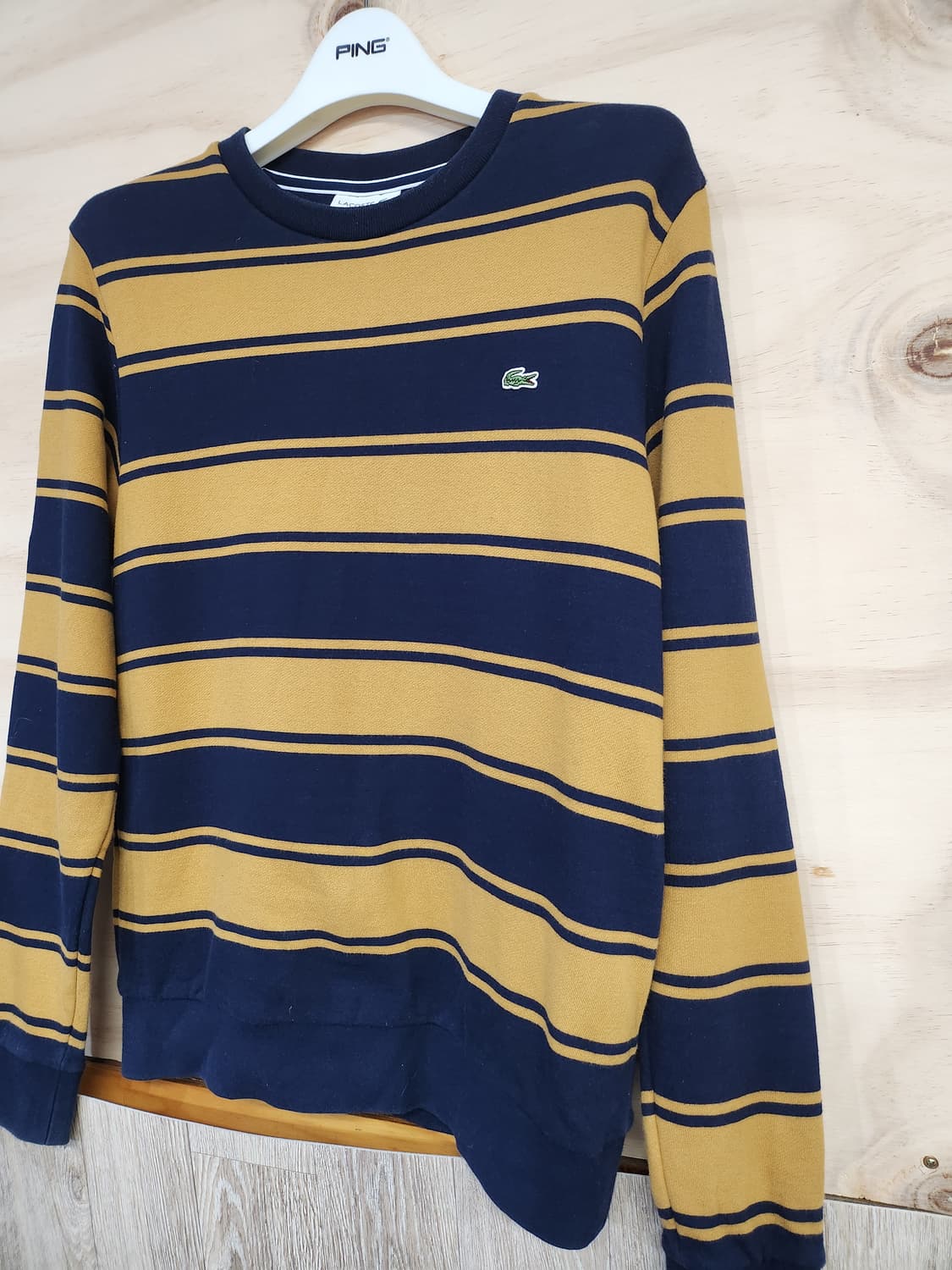 34) 라코스테 스트라이프 긴팔 맨투맨 상품이미지3
