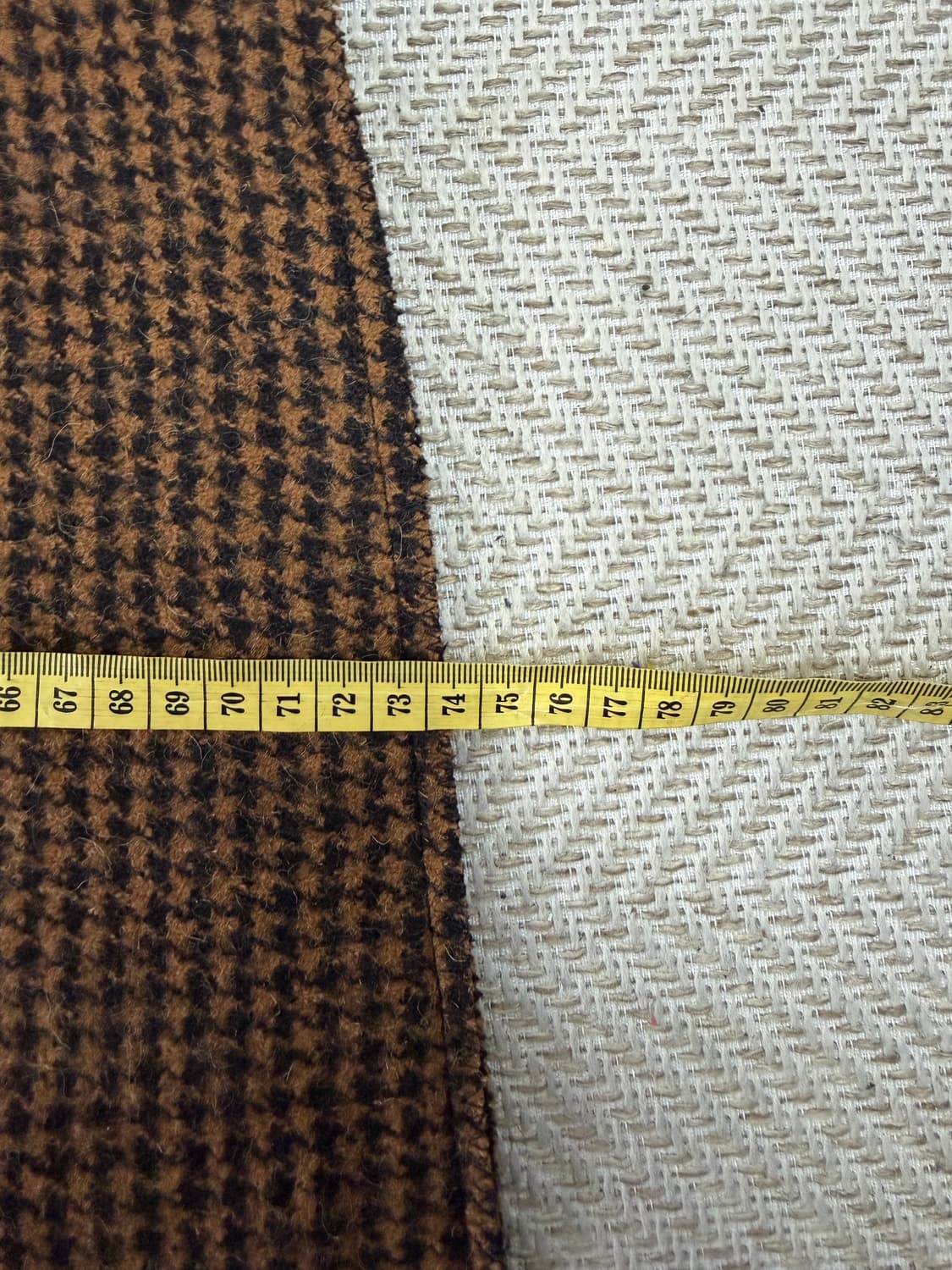 정품) 랑방 한섬 체크 롱 스커트 치마 67 상품이미지8