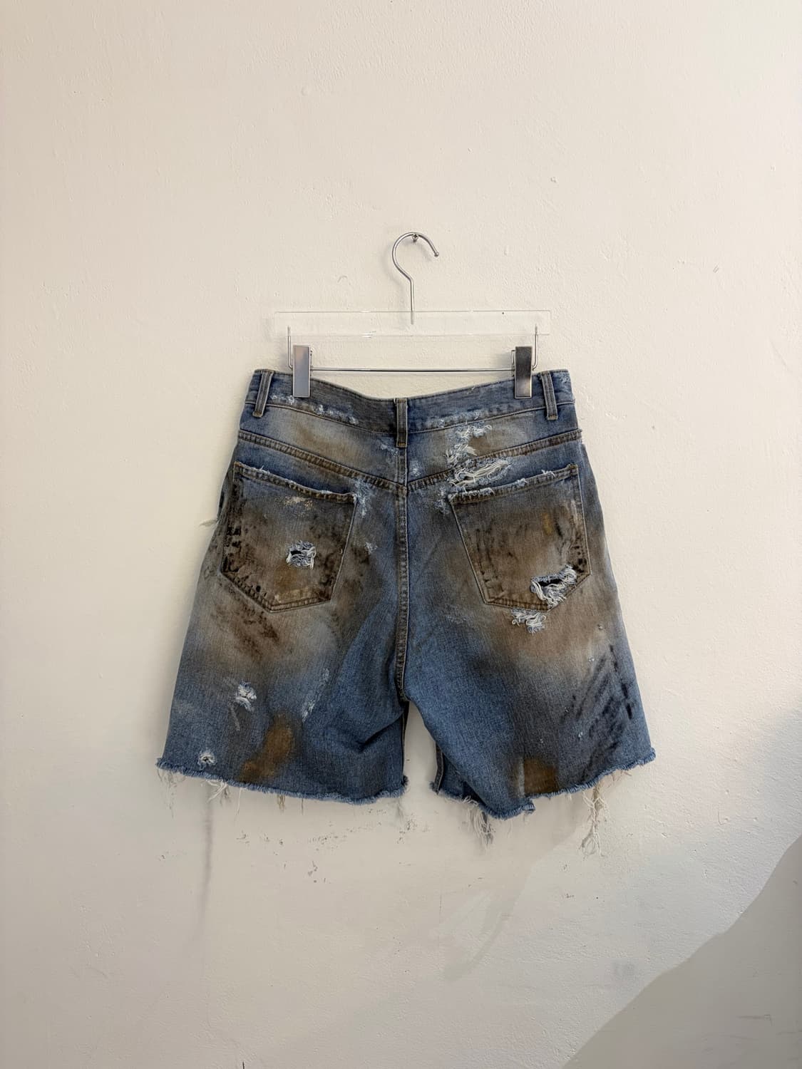 빈티지 커스텀 데님반바지 상품이미지6