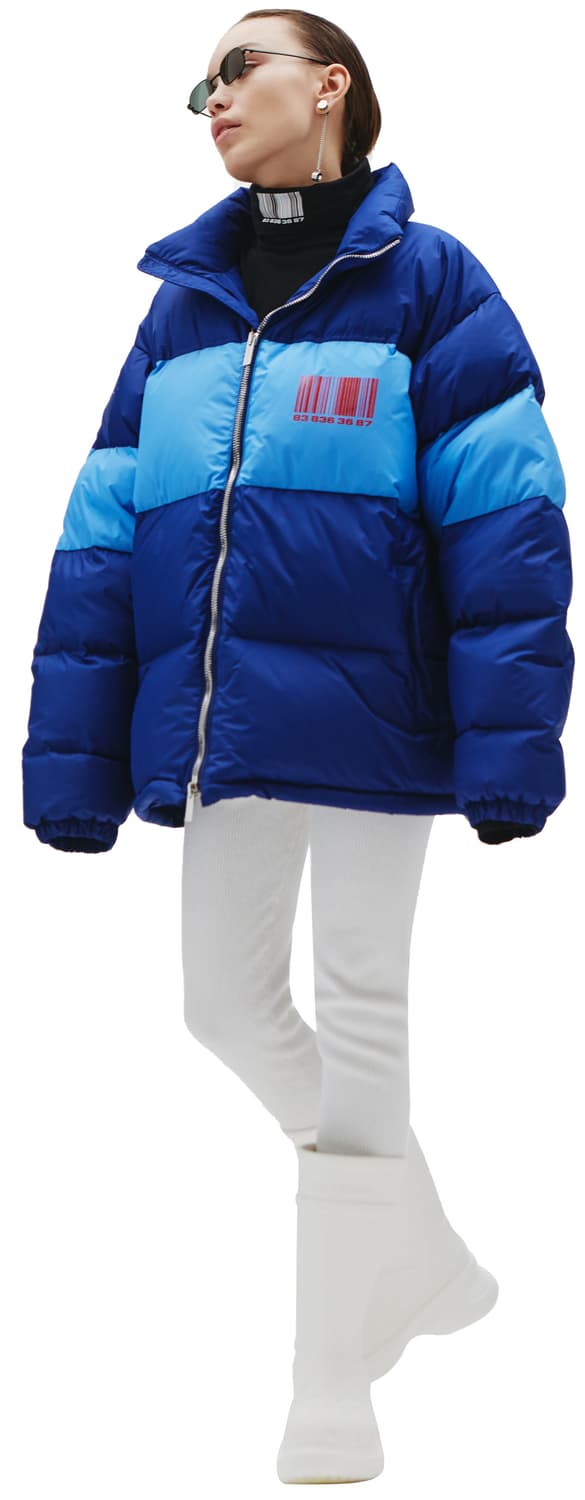 베트멍(VTMNTS) 바코드 다운 자켓 상품이미지8