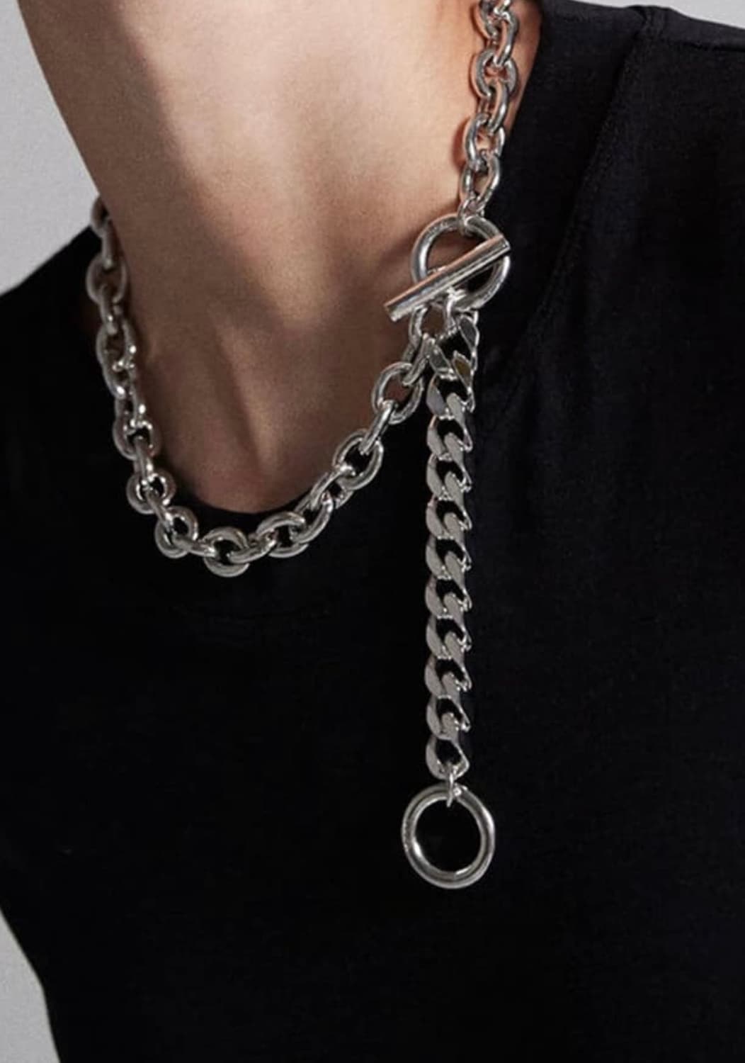 넘버링 #262 실버 체인 목걸이 상품이미지4