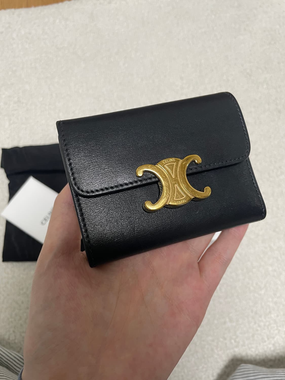 셀린느 컴팩트 월렛 코인 트리옹프 지갑 상품이미지4