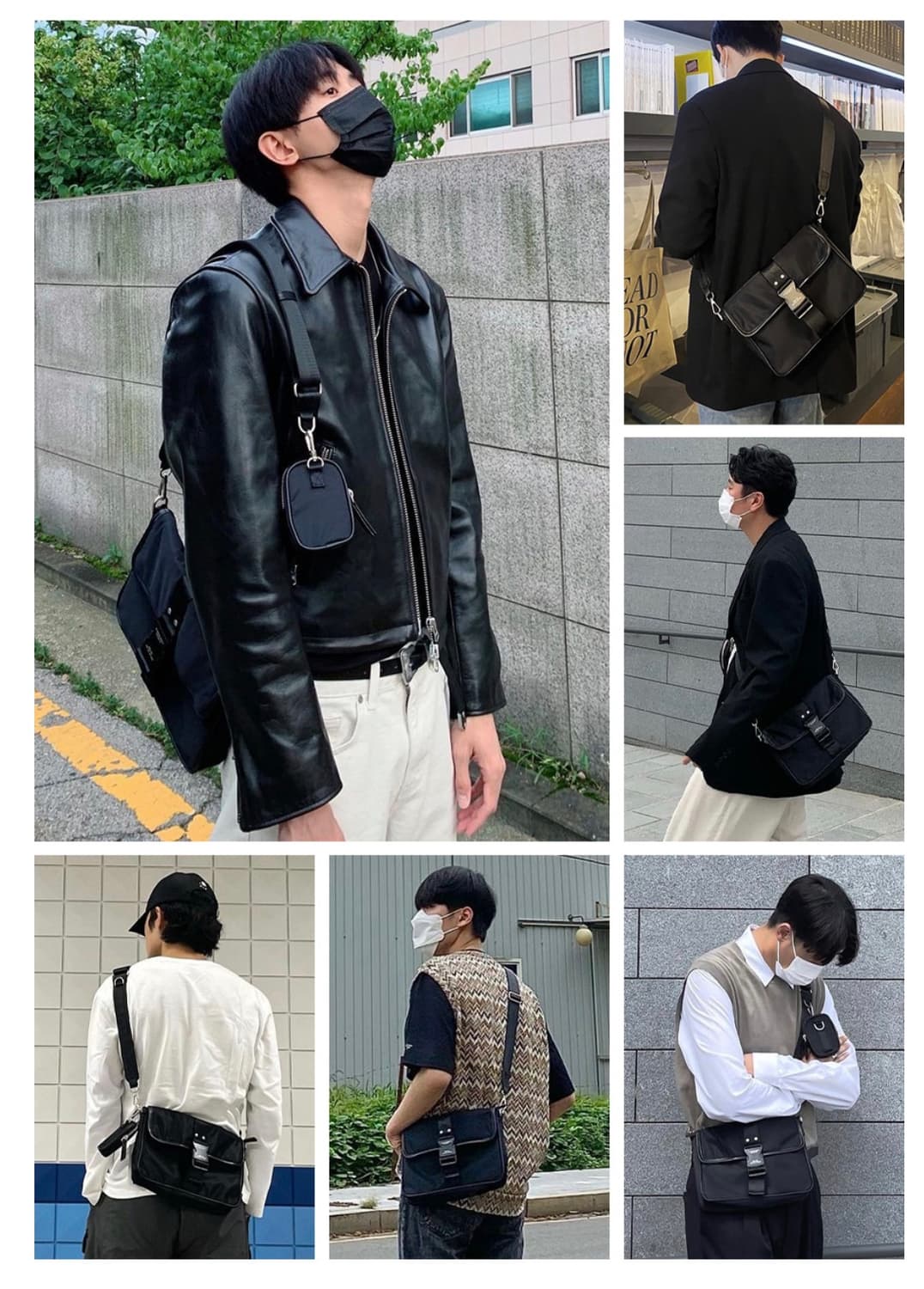 주우재 가방 SSRL 버클백 크로스백 / SSRL 에스에스알엘 버클백 상품이미지3