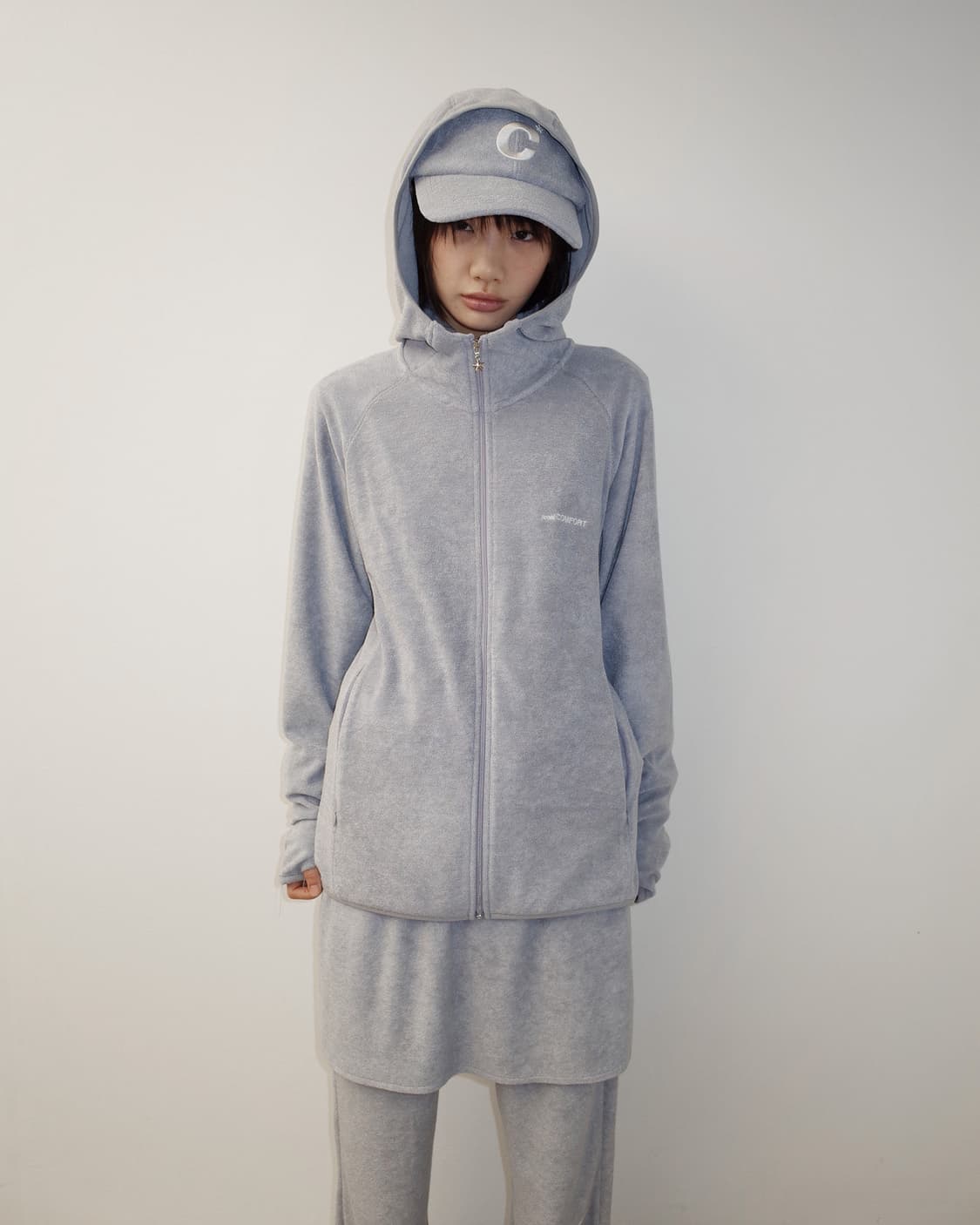 Jichoi comfort 26-001 zip hoodie 상품이미지1