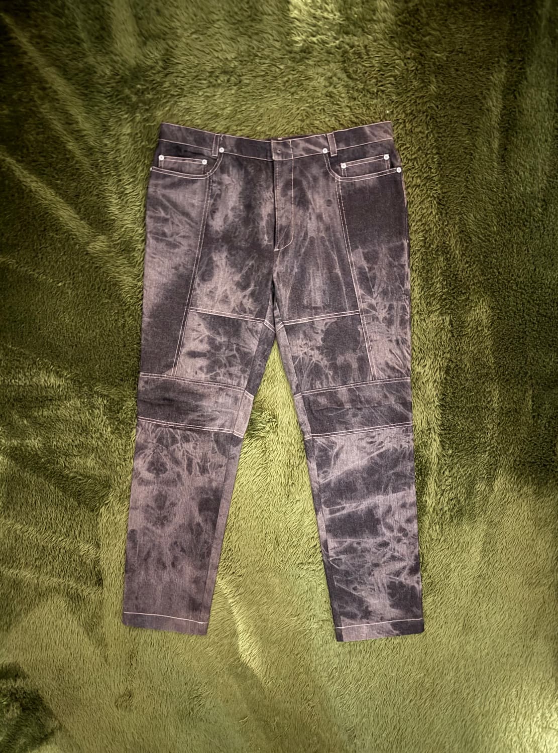 [XL] IISE 이세 가먼트 다잉 6 포켓 디테일 데님 팬츠 상품이미지1