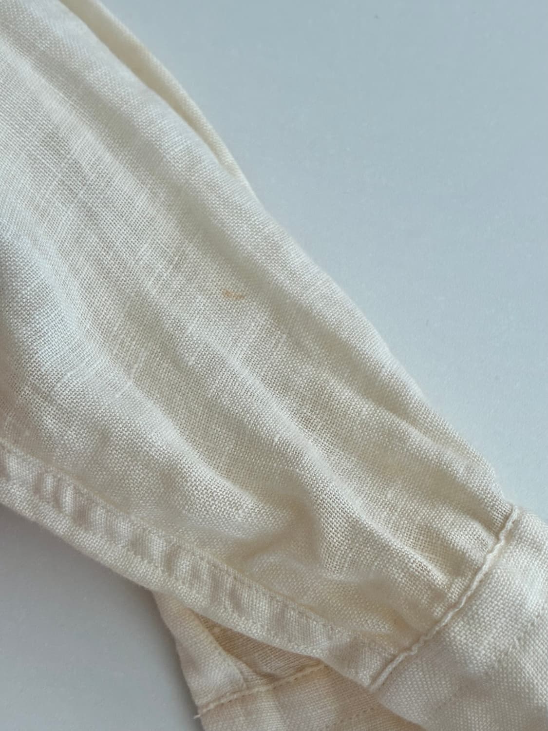 0) 랄프로렌 여성 클래식핏 린넨 100 셔츠 크림 상품이미지6